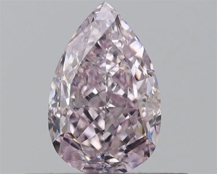 0.50ct Pear Natural Diamond (Colour Fancy Purplish Pink, Clarity VS2, Cut EX, GIA Certified)