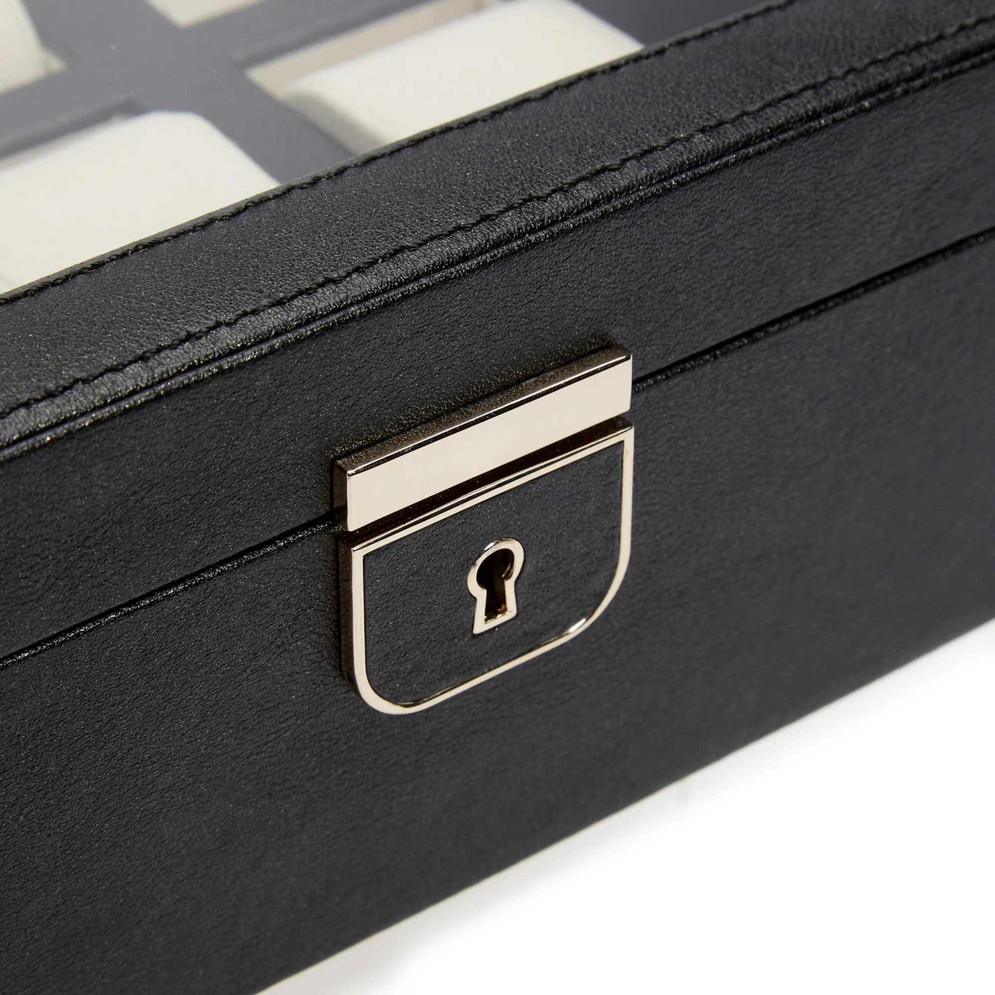 WOLF Palermo 6 Piece Watch Box | Black - Image 5