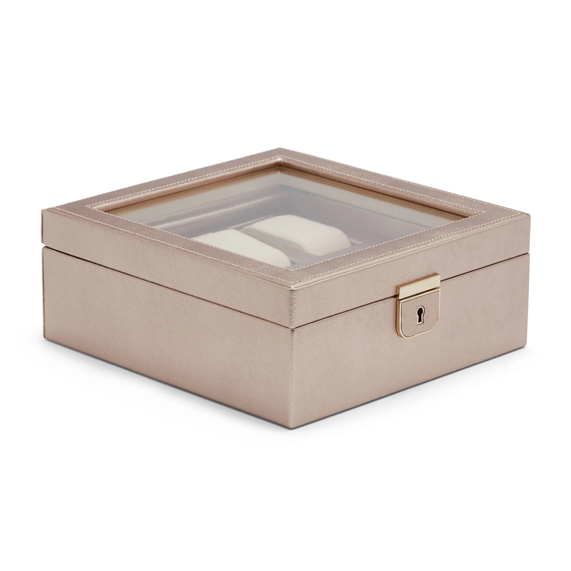 WOLF Palermo 6 Piece Watch Box | Rose Gold - Image 4