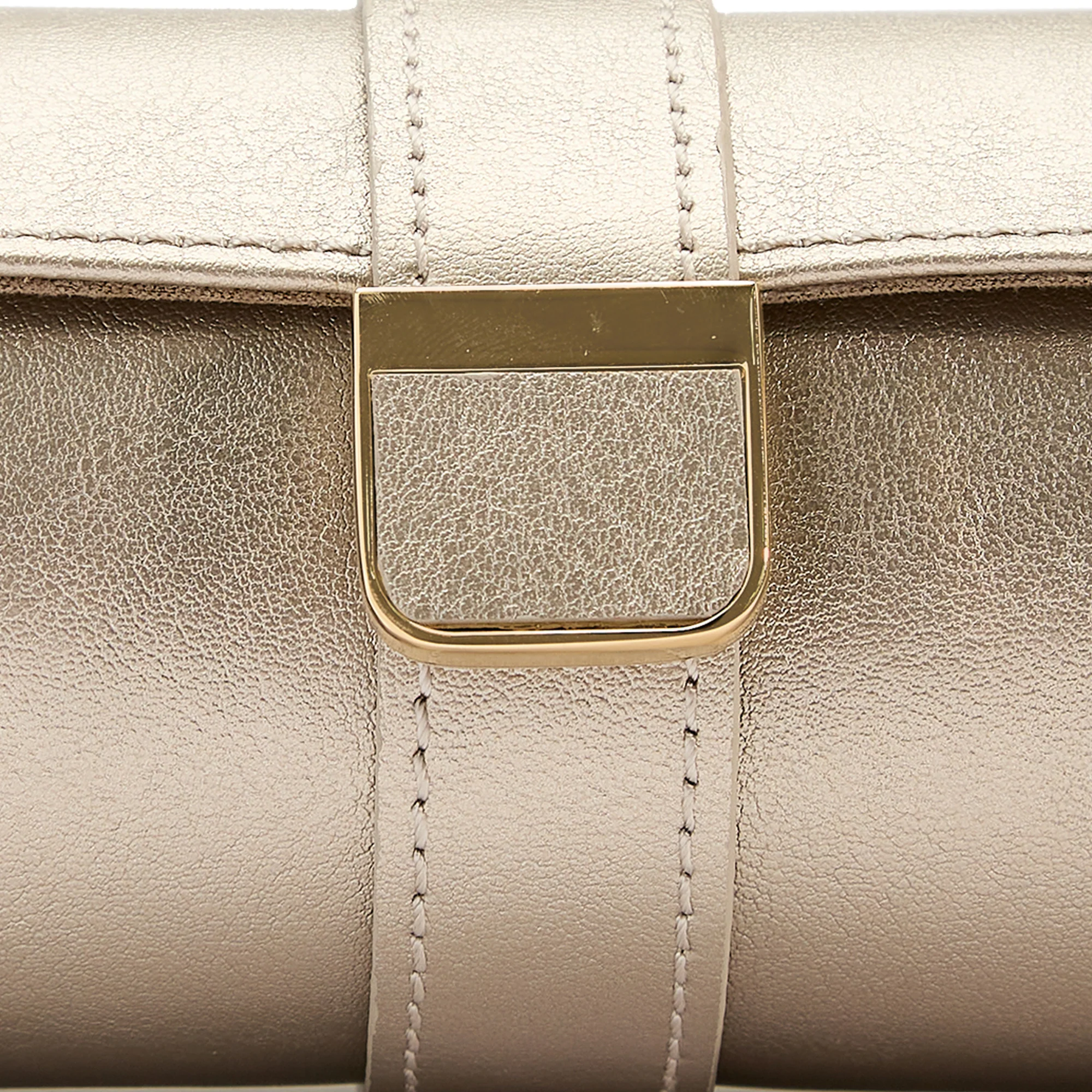 WOLF Palermo Double Watch Roll with Jewelry Pouch | Pewter - Image 8