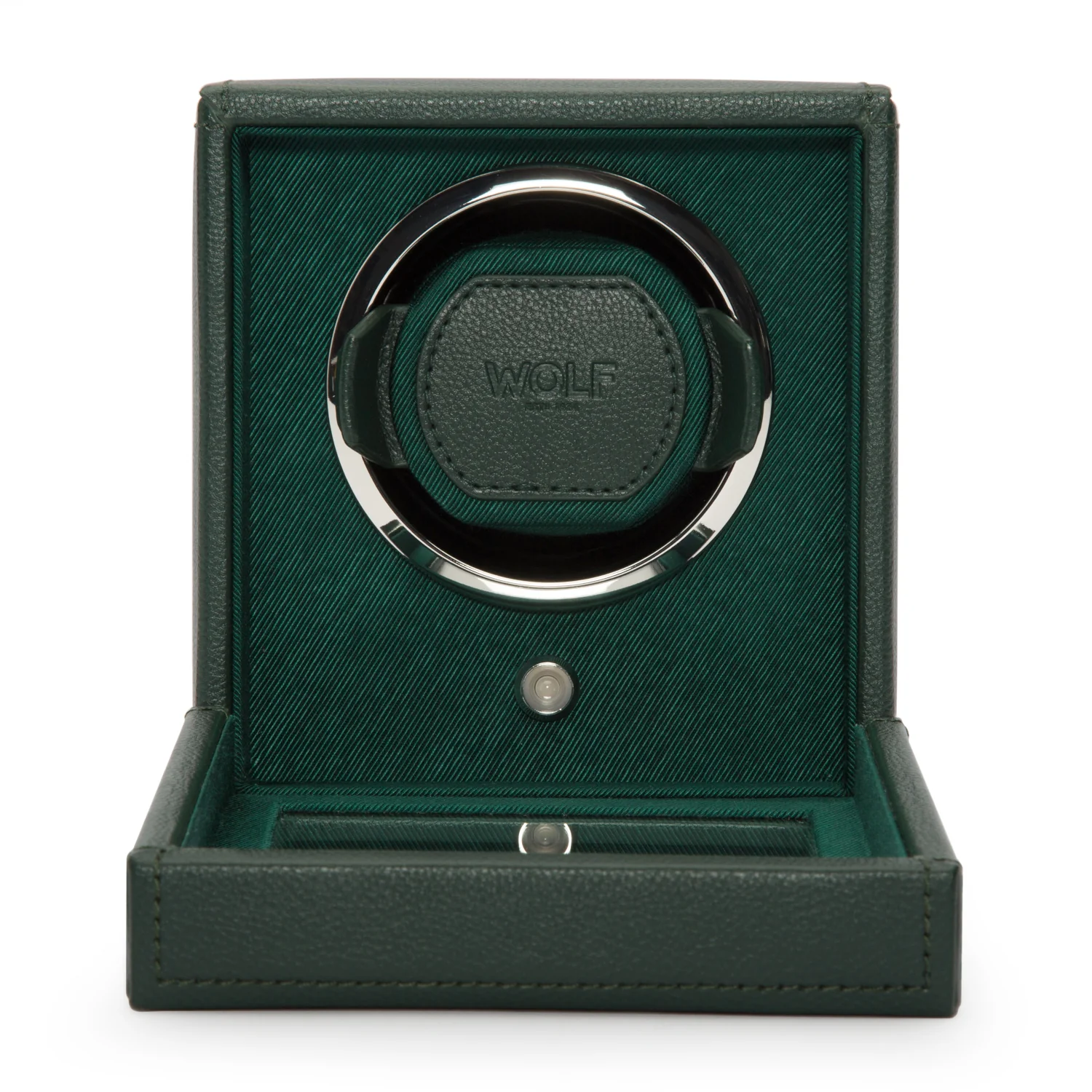 WOLF Cub Single Watch Winder with Cover | Green - Image 2