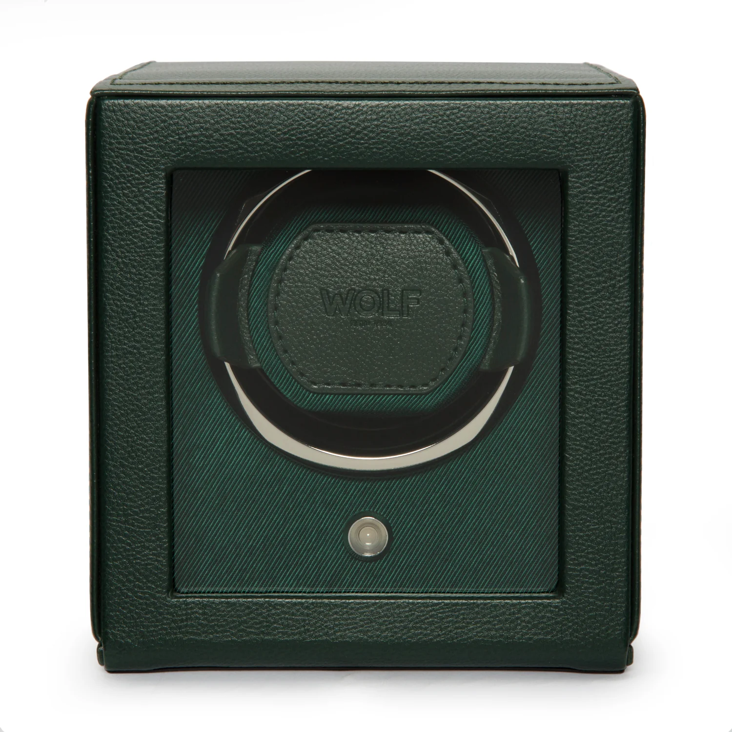 WOLF Cub Single Watch Winder with Cover | Green - Image 4