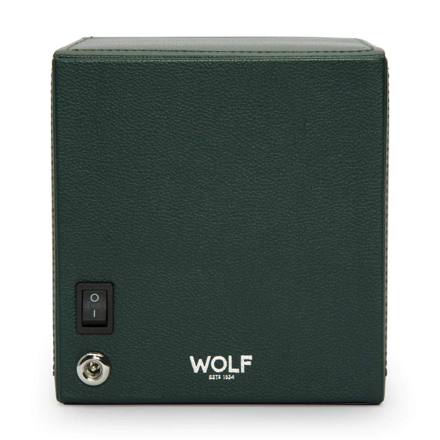 WOLF Cub Single Watch Winder with Cover | Green - Image 6