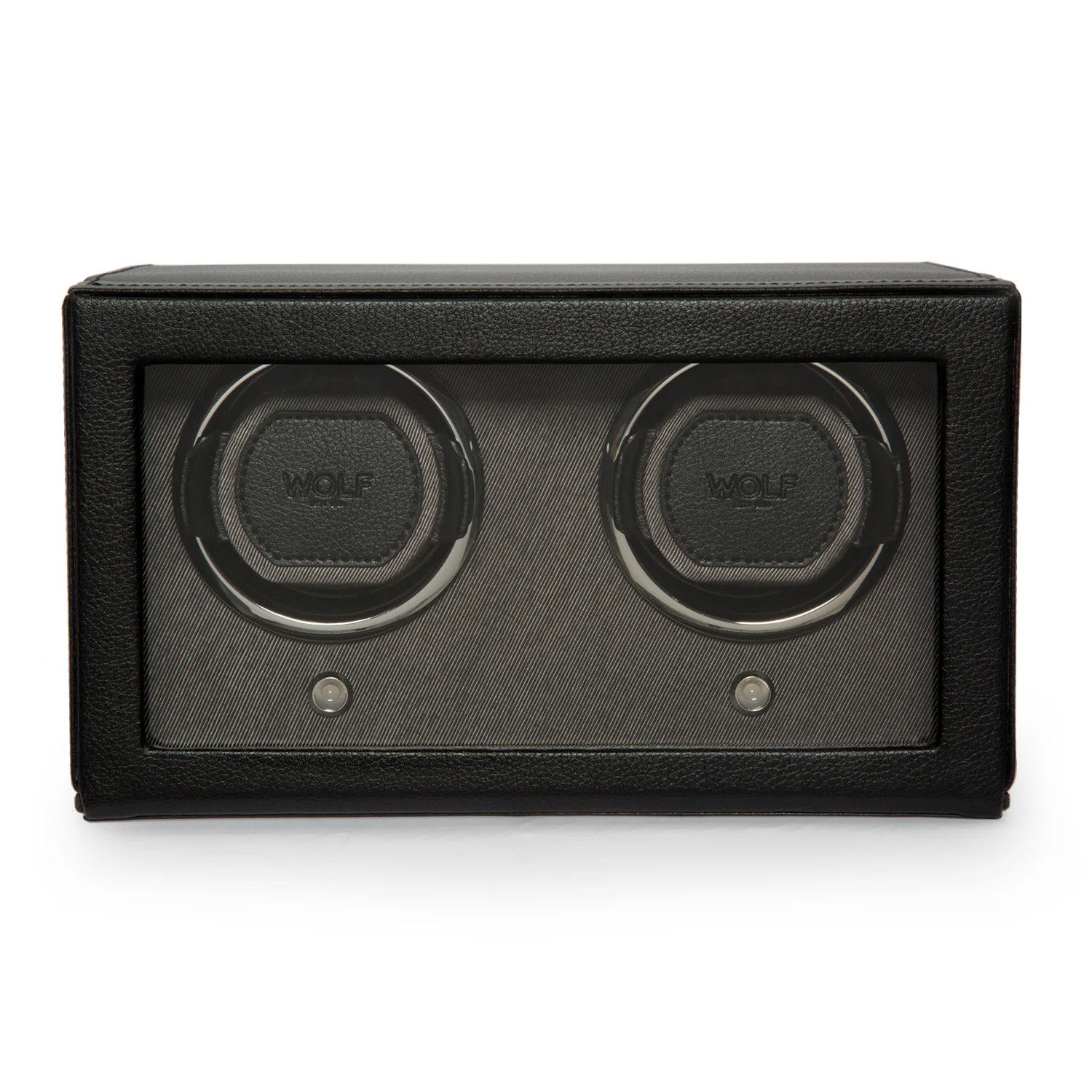 WOLF Cub Double Watch Winder with Cover | Black - Image 2