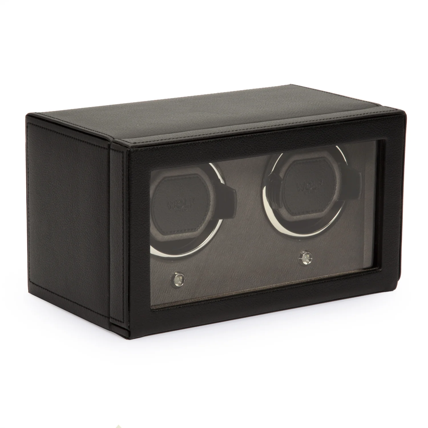 WOLF Cub Double Watch Winder with Cover | Black - Image 5