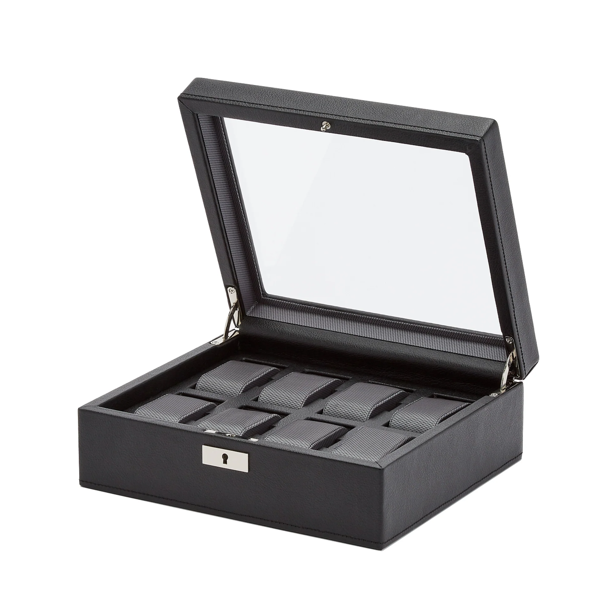 WOLF Viceroy 8 Piece Watch Box | Black