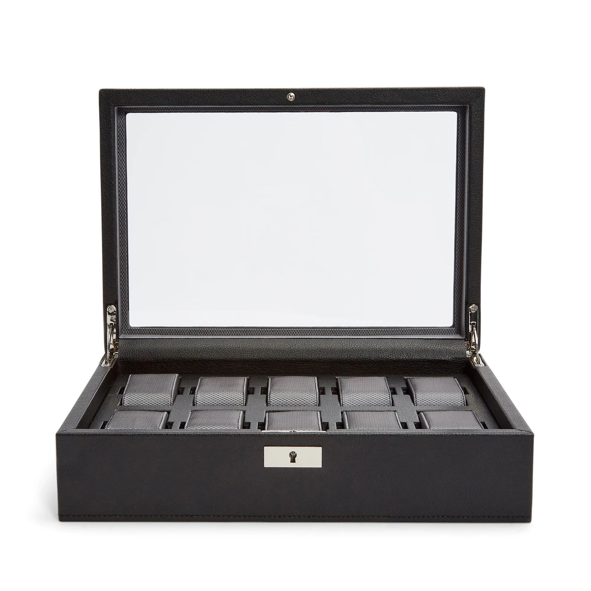 WOLF Viceroy 10 Piece Watch Box | Black - Image 4