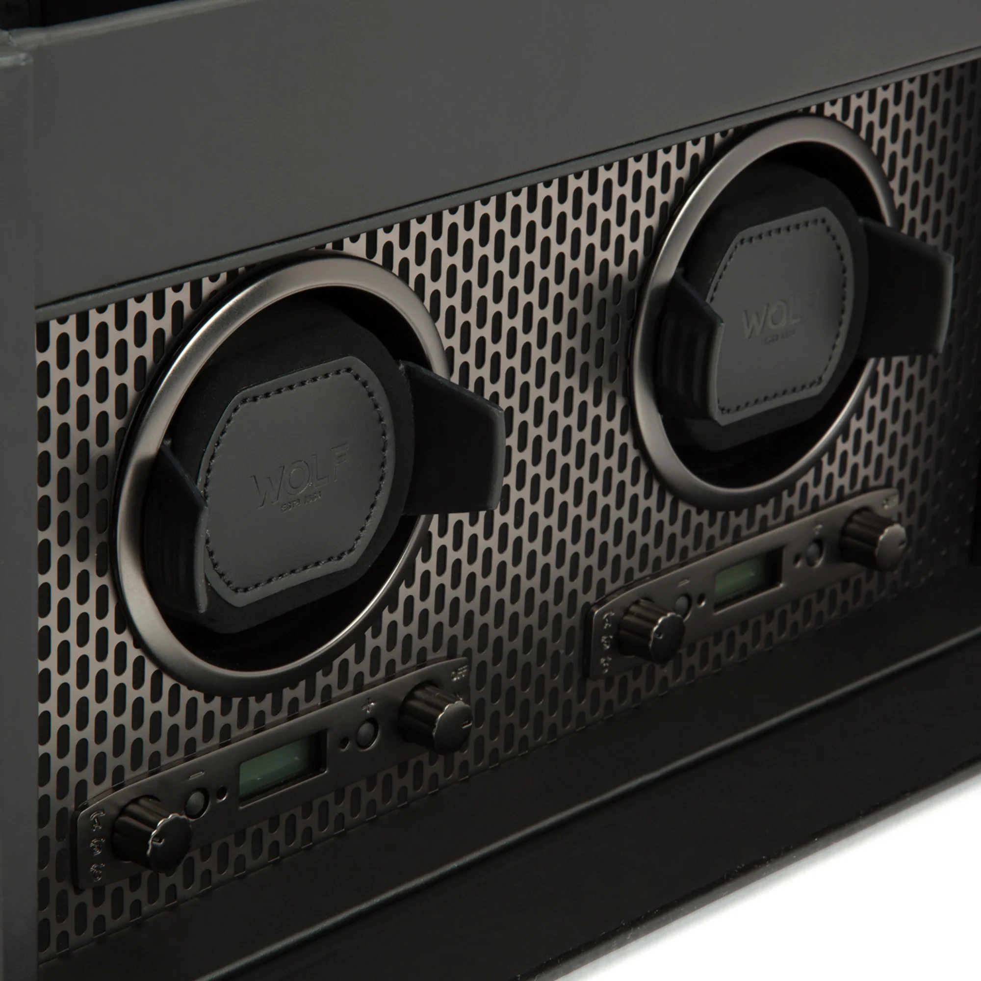 WOLF Axis Double Watch Winder with Storage | Powder Coat - Image 5