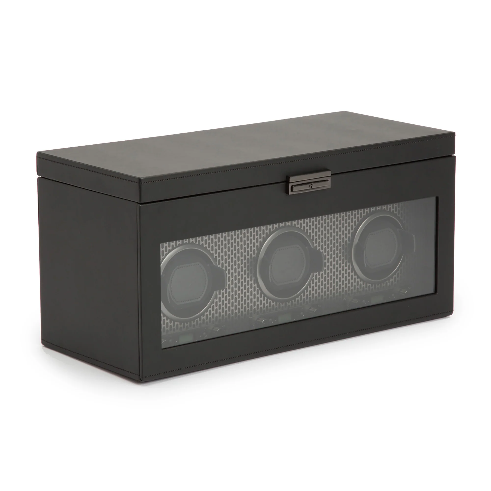 WOLF Axis Triple Watch Winder with Storage | Powder Coat - Image 3
