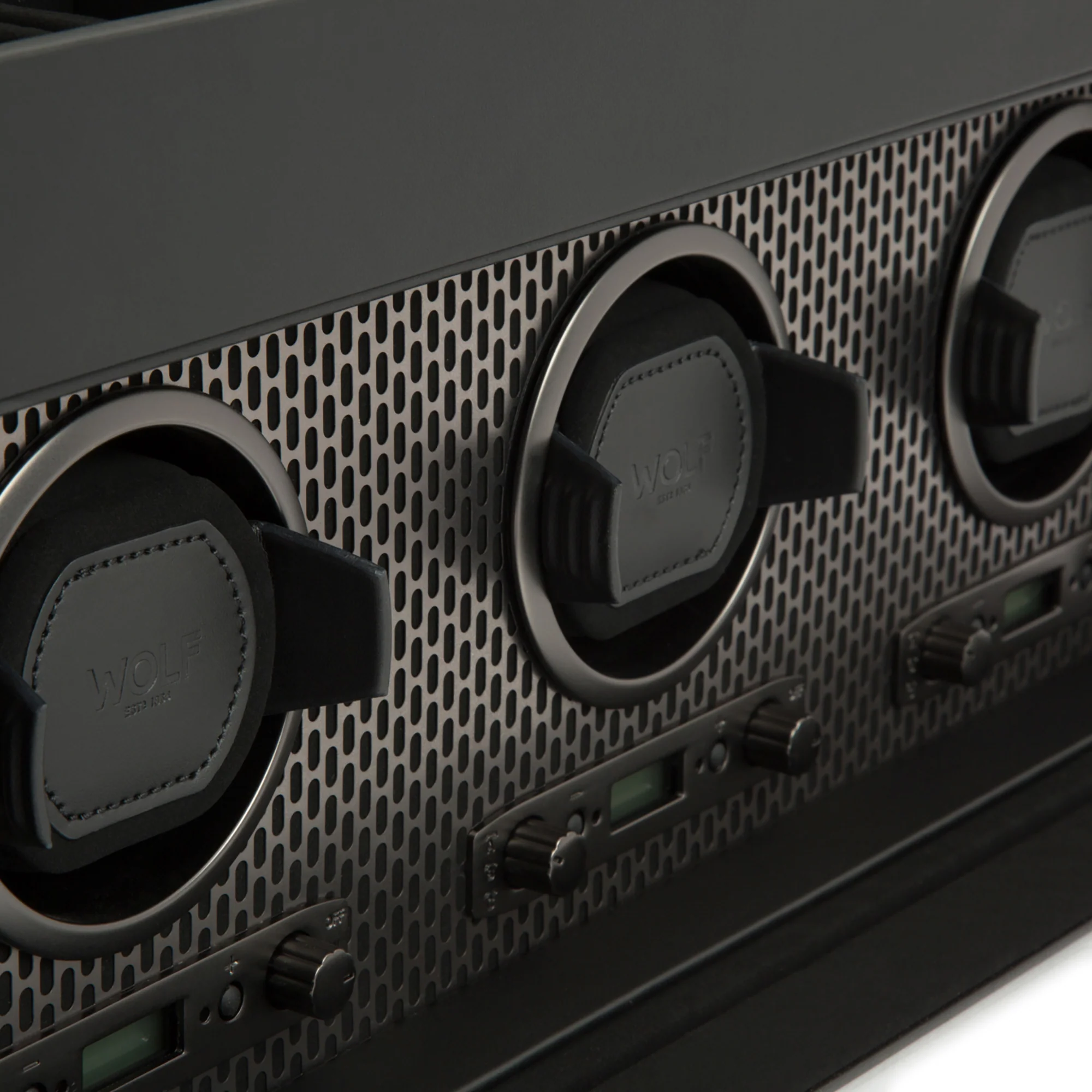 WOLF Axis Triple Watch Winder with Storage | Powder Coat - Image 5