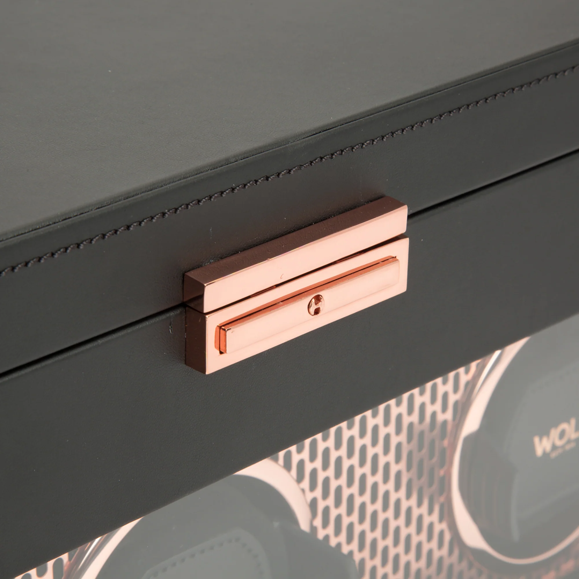 WOLF Axis Triple Watch Winder with Storage | Copper - Image 6