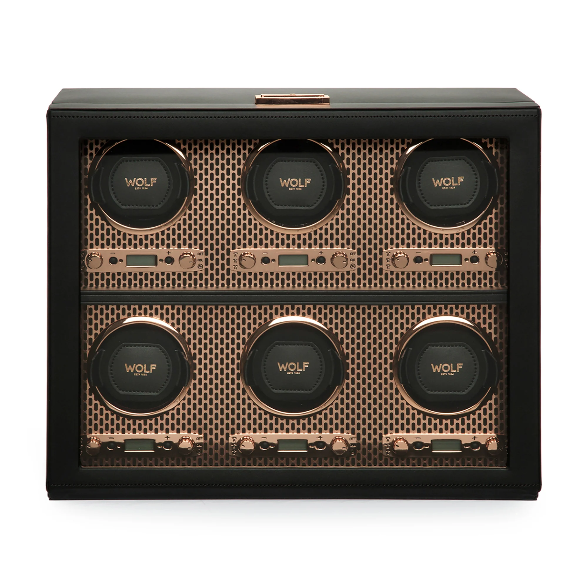WOLF Axis 6 Piece Watch Winder | Copper - Image 2