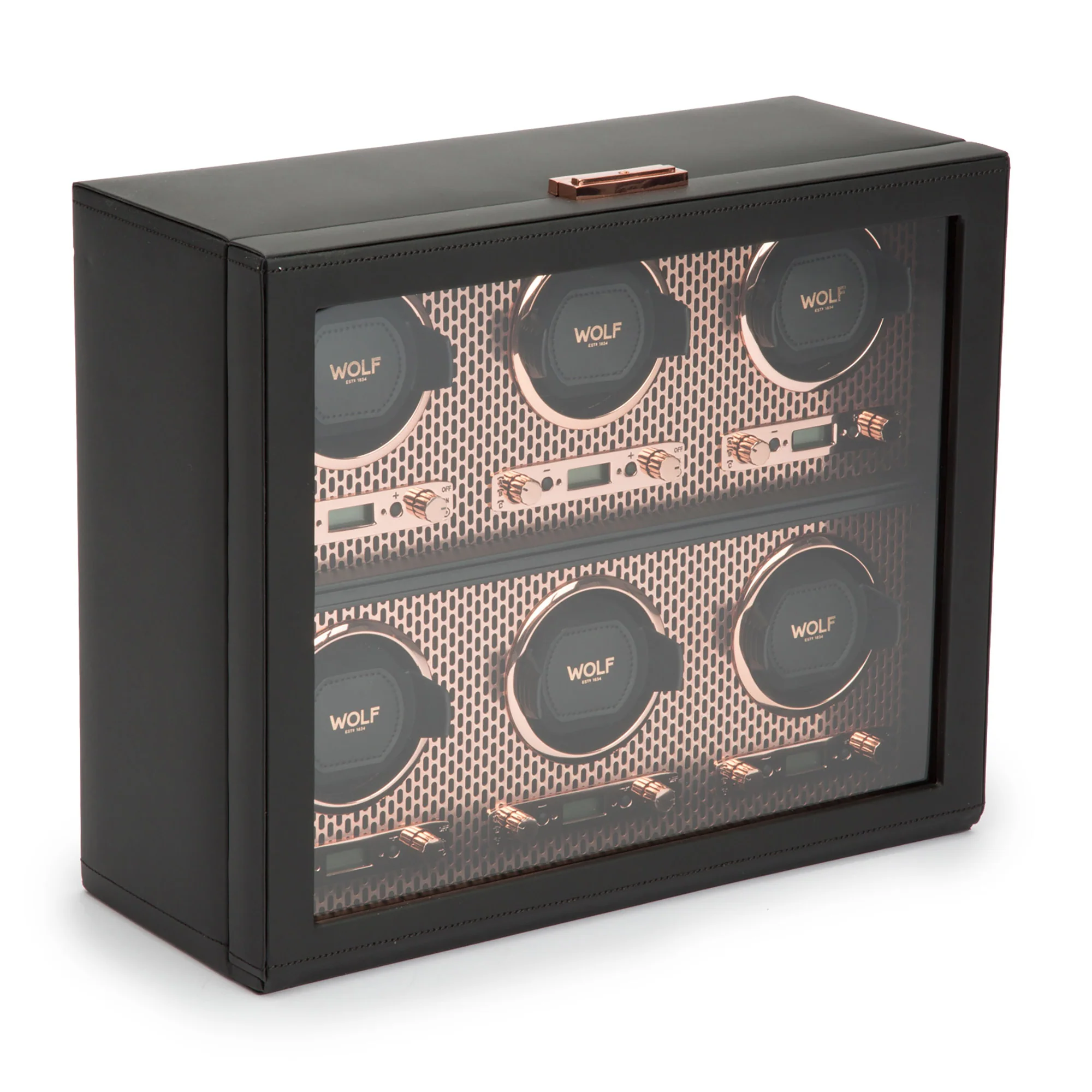 WOLF Axis 6 Piece Watch Winder | Copper - Image 3