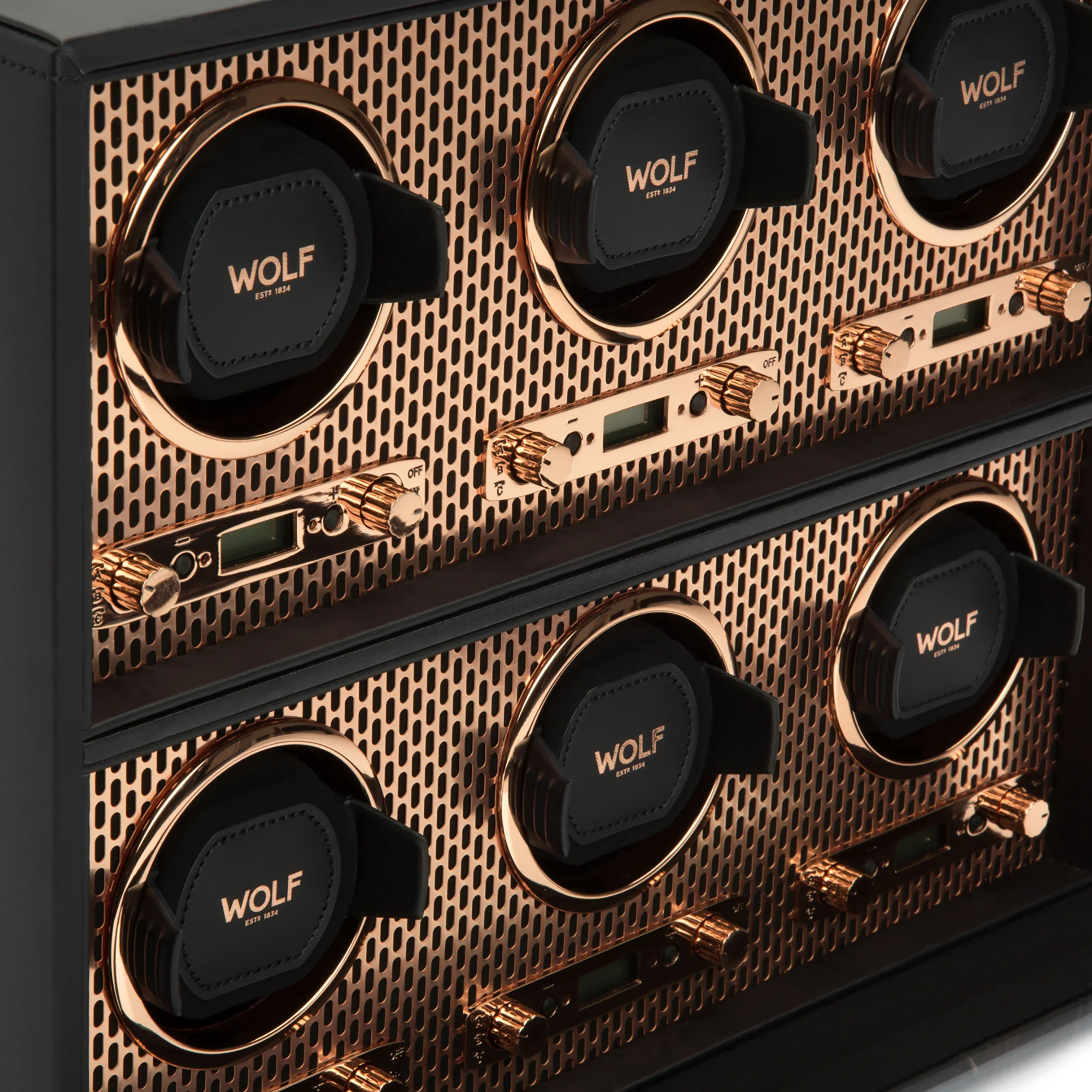 WOLF Axis 6 Piece Watch Winder | Copper - Image 4