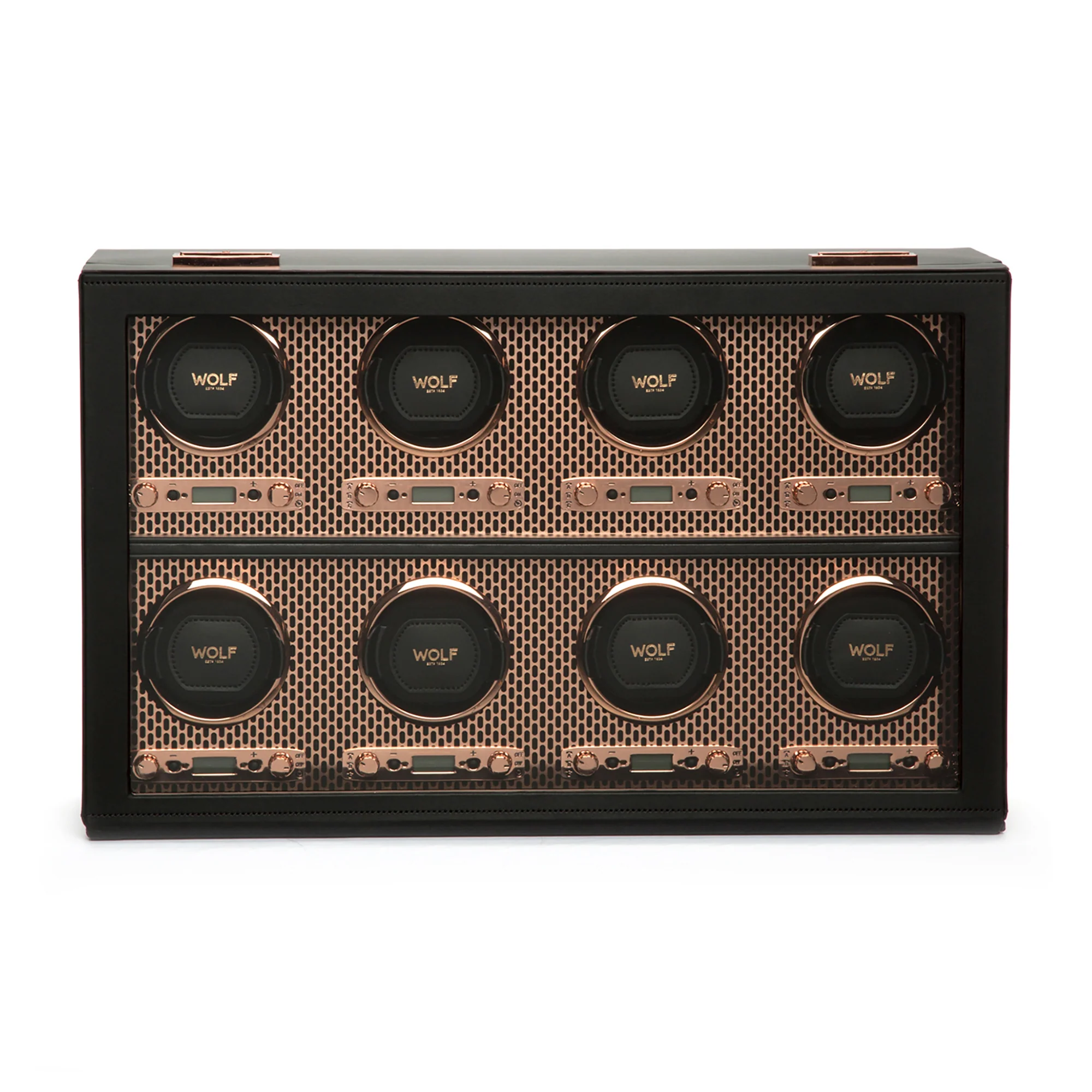 WOLF Axis 8 Piece Watch Winder | Copper - Image 2