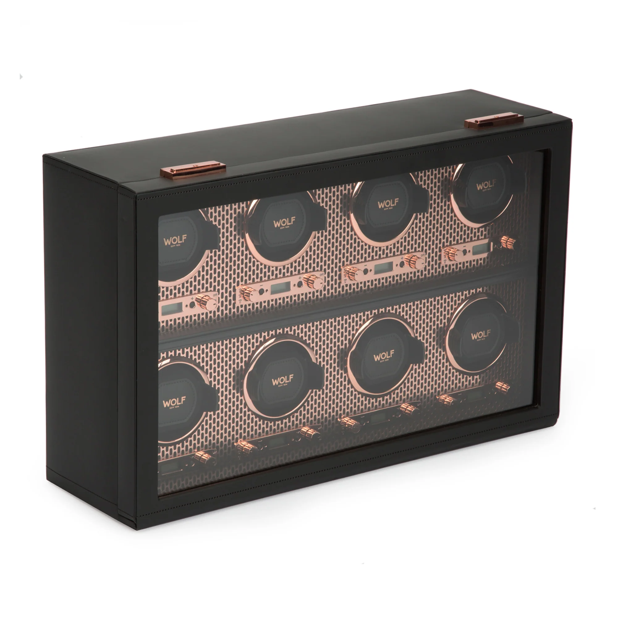 WOLF Axis 8 Piece Watch Winder | Copper - Image 3
