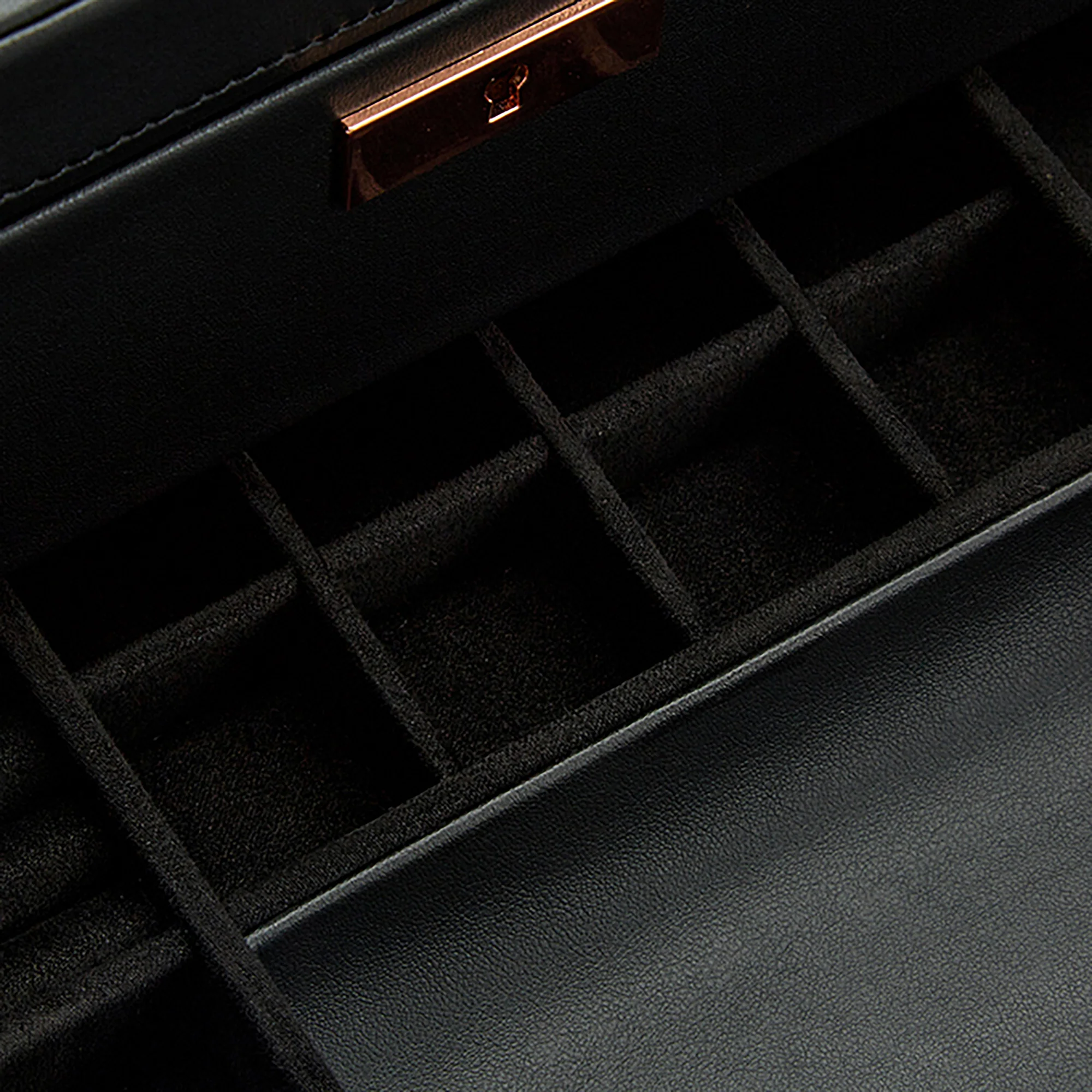 WOLF Axis 10 Piece Watch Box with Drawer | Copper - Image 6
