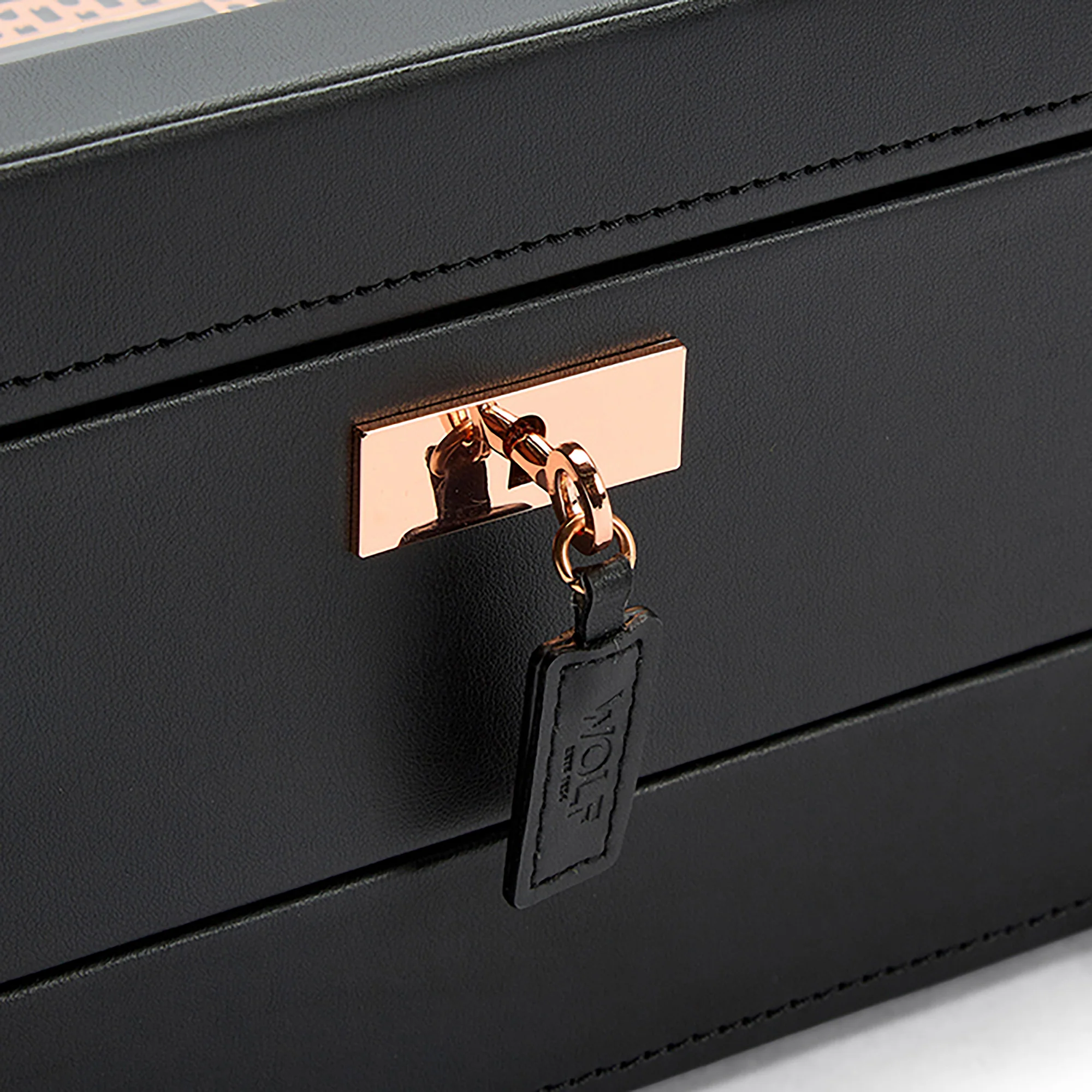 WOLF Axis 10 Piece Watch Box with Drawer | Copper - Image 7