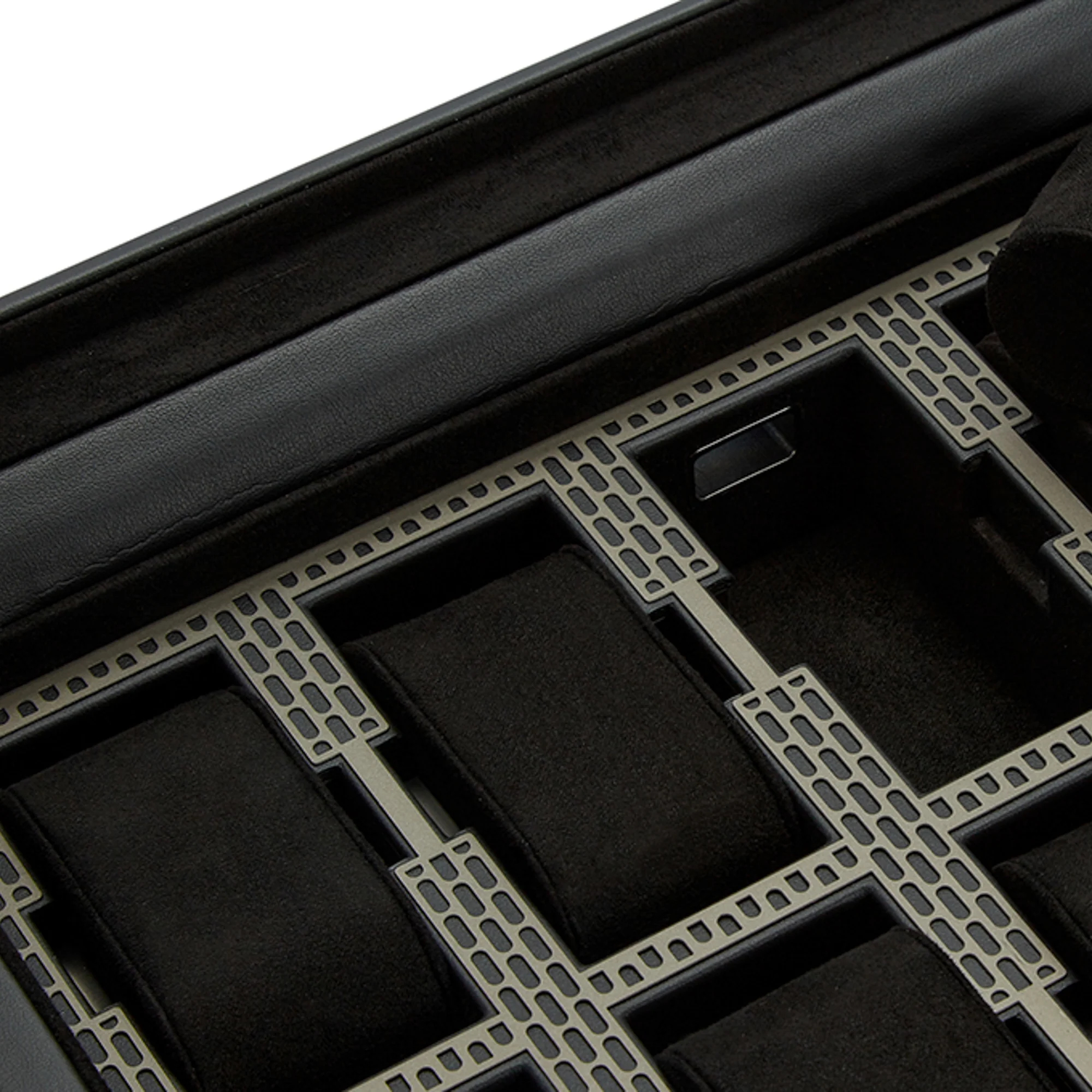 WOLF Axis 15 Piece Watch Box | Powder Coat - Image 6