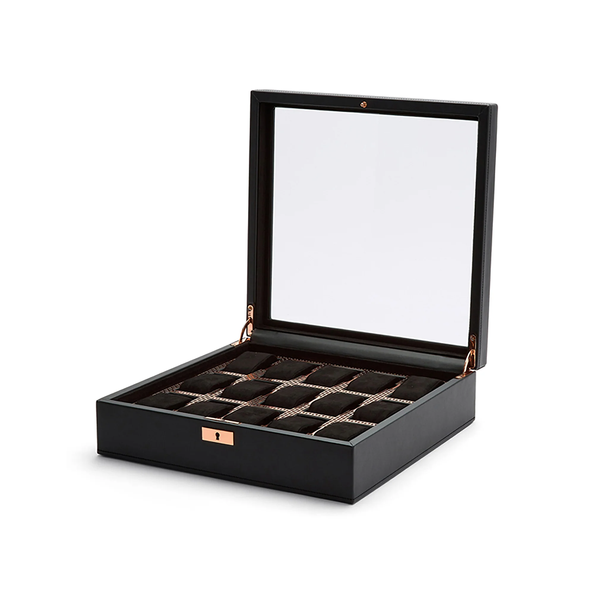 WOLF Axis 15 Piece Watch Box | Copper
