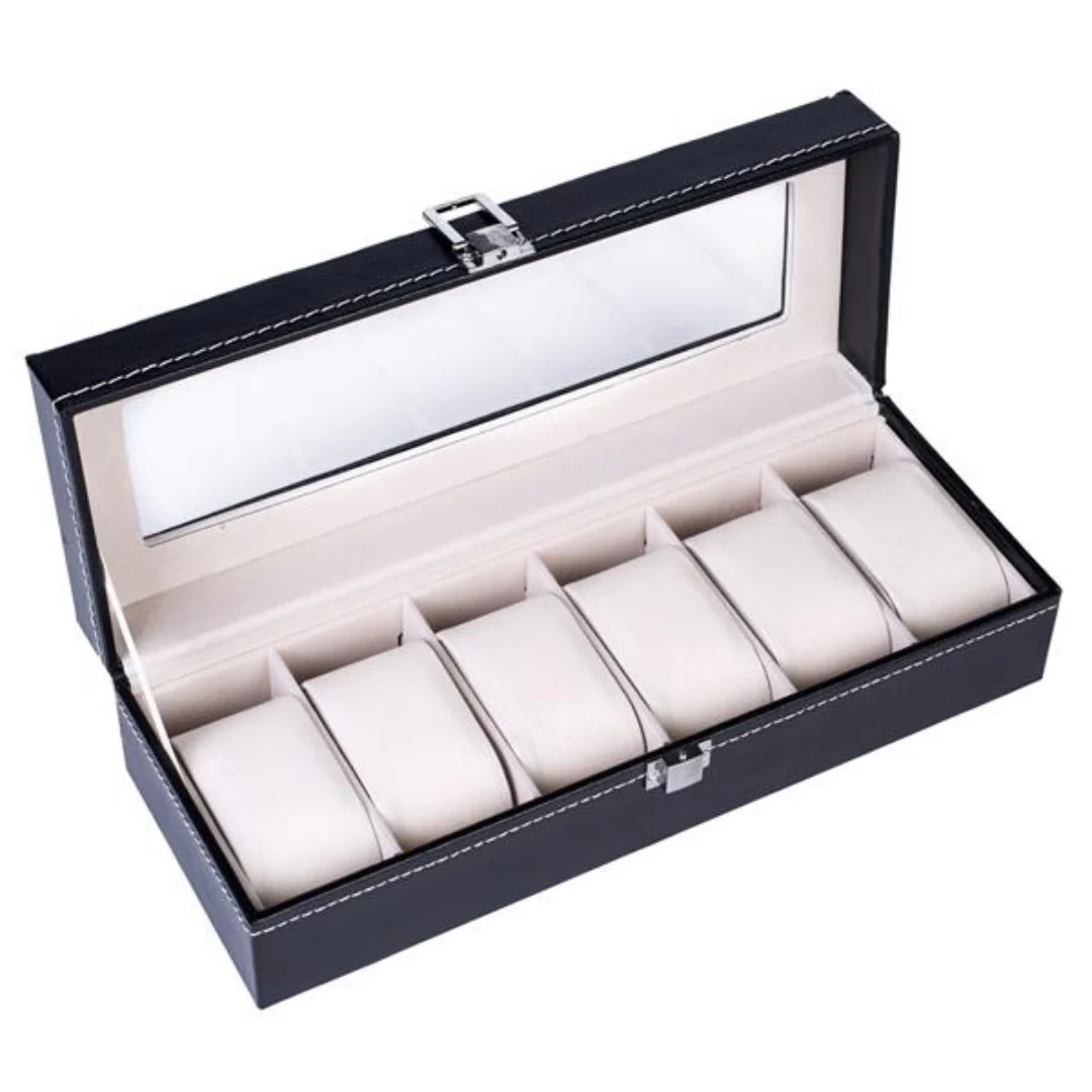 Watchfinder 6-Slot Watch Storage Box — Premium Display Case - Image 4