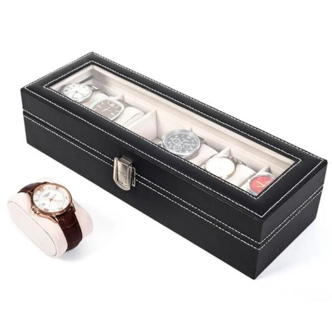 Watchfinder 6-Slot Watch Storage Box — Premium Display Case - Image 5