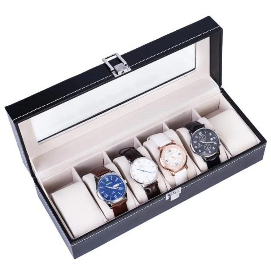 Watchfinder 6-Slot Watch Storage Box — Premium Display Case - Image 8