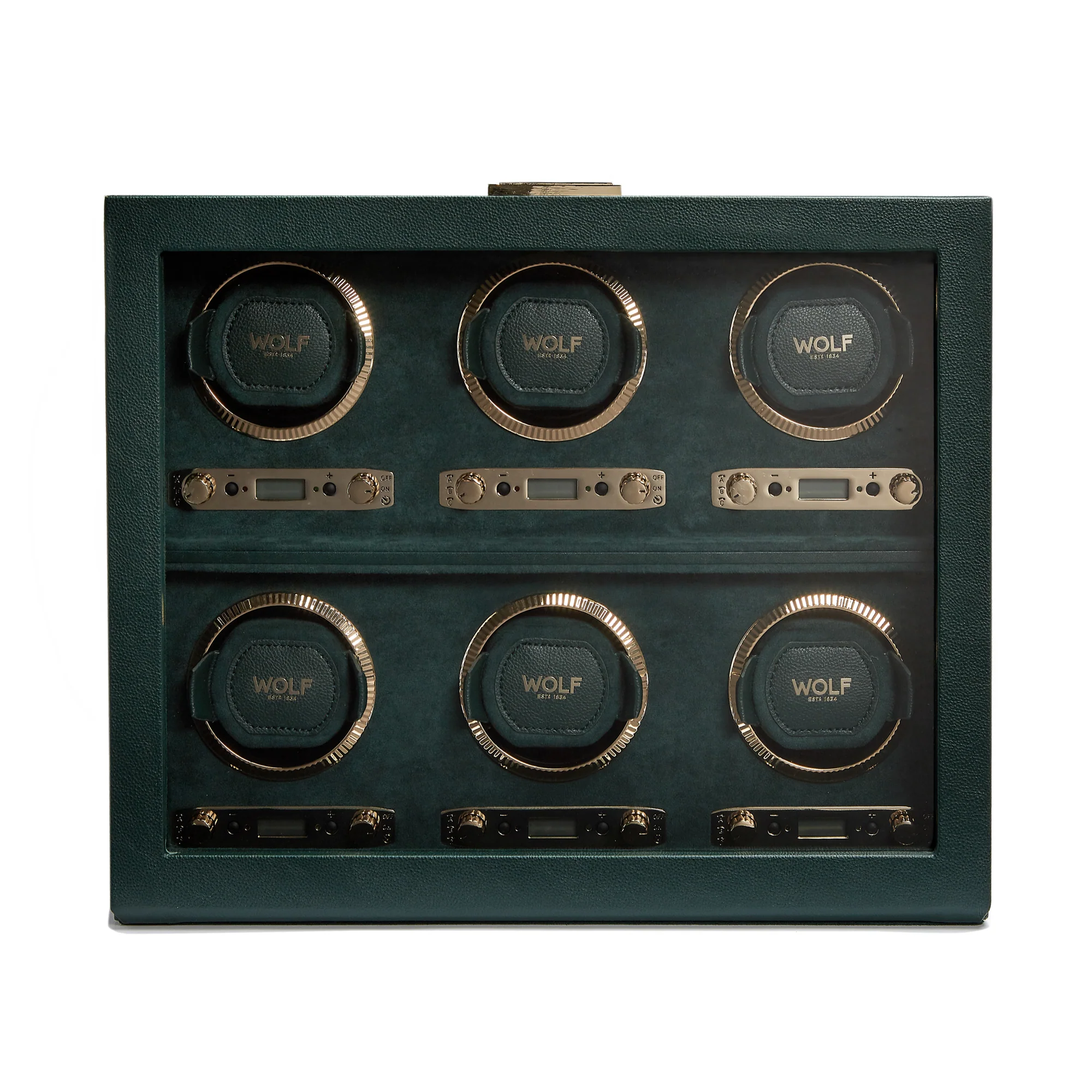 WOLF British Racing 6 Piece Watch Winder | Green - Image 3