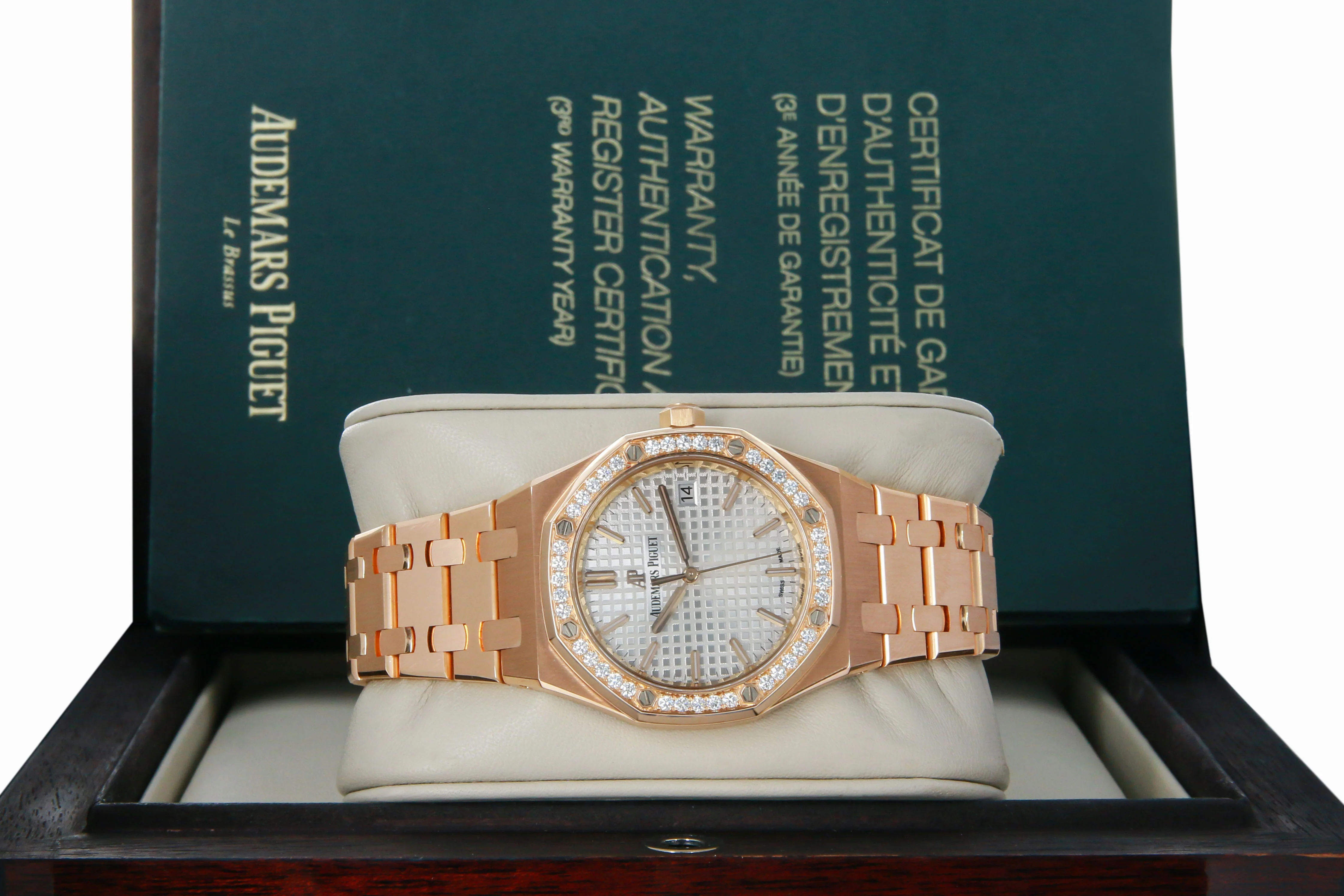 AUDEMARS PIGUET ROYAL OAK 37MM (20BP) #15451O (FACTORY DIAMOND BEZEL) - Image 3