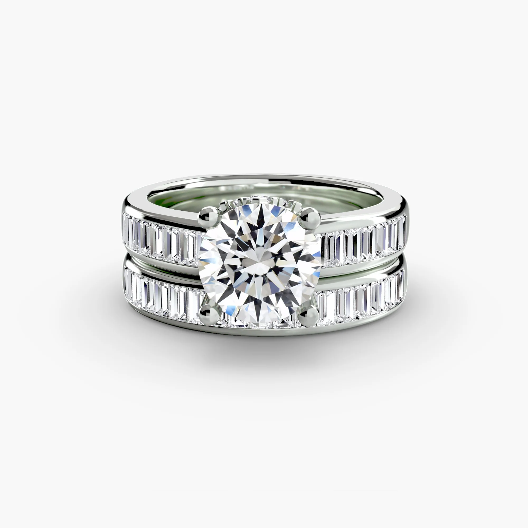 Baguette Channel Solitaire - Image 8