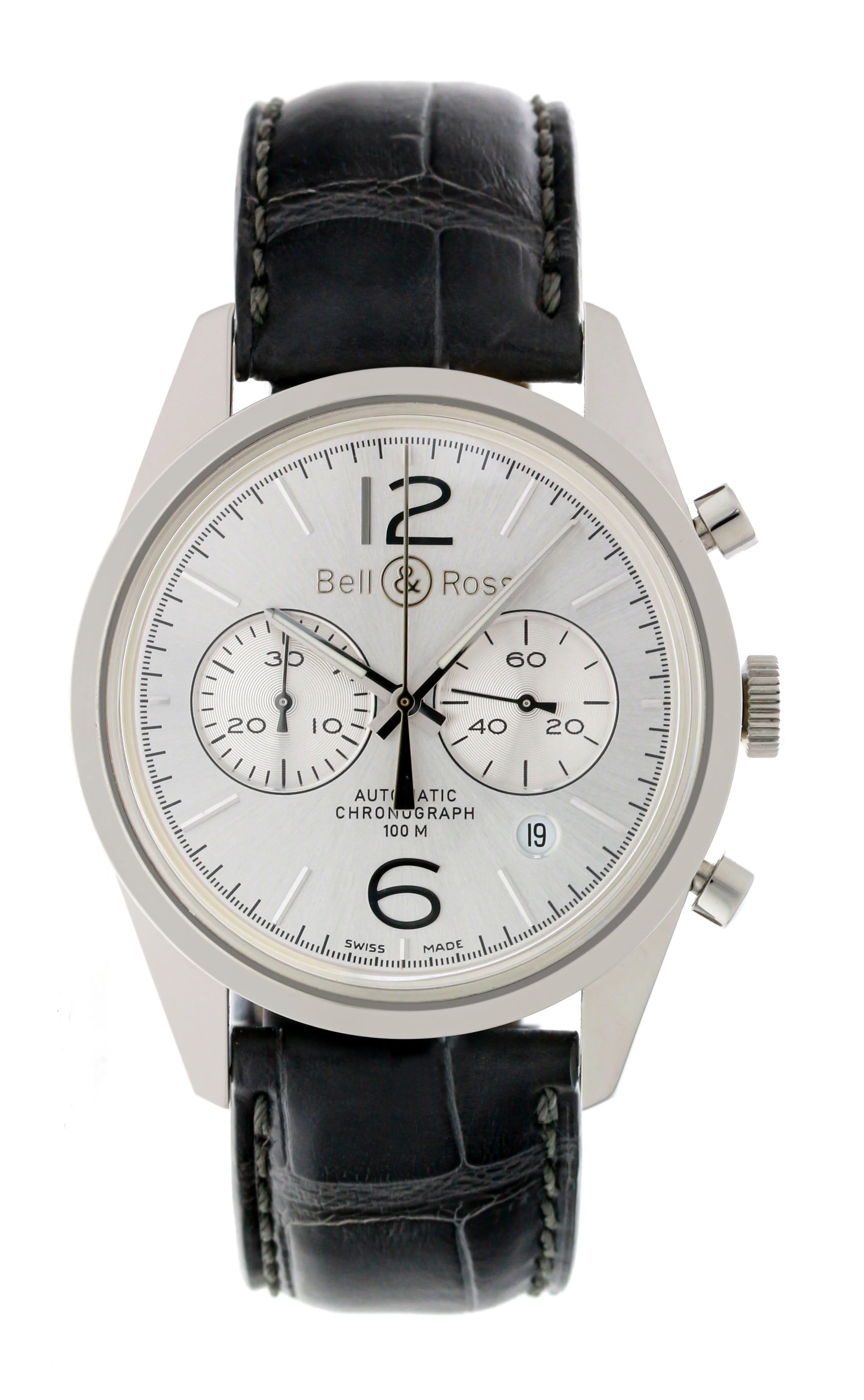 BELL & ROSS CHRONO OFFICER 41MM BR126-94-SP