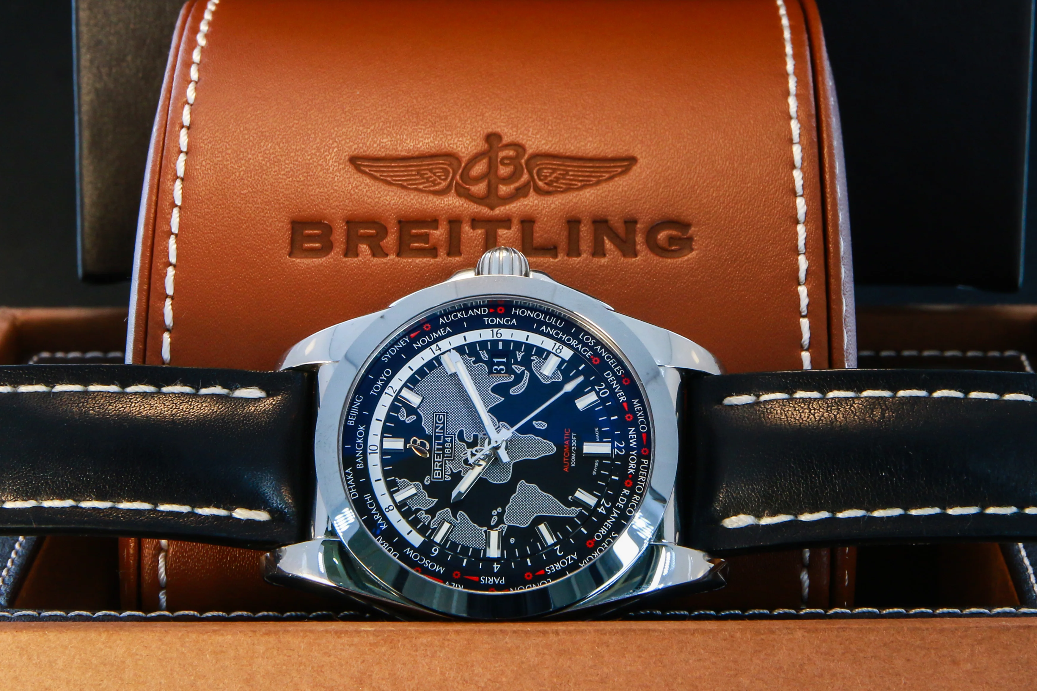 BREITLING GALACTIC WORLDTIMER 44MM (BP) #WB3510 - Image 5