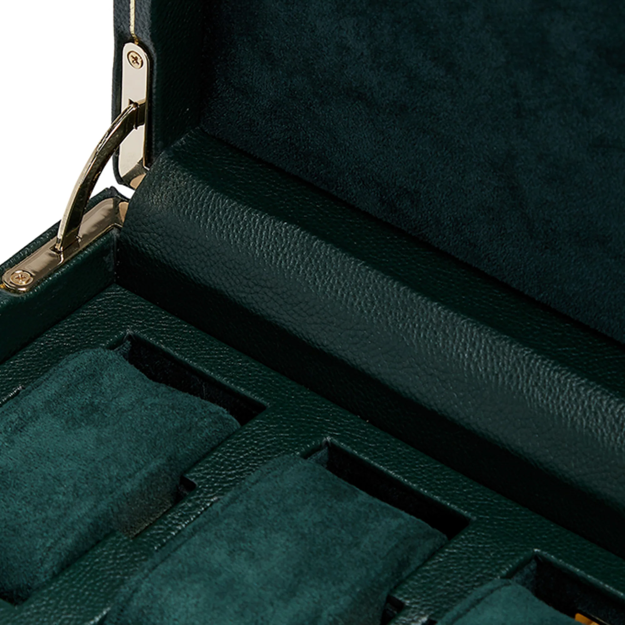 WOLF British Racing 15 Piece Watch Box | Green - Image 4