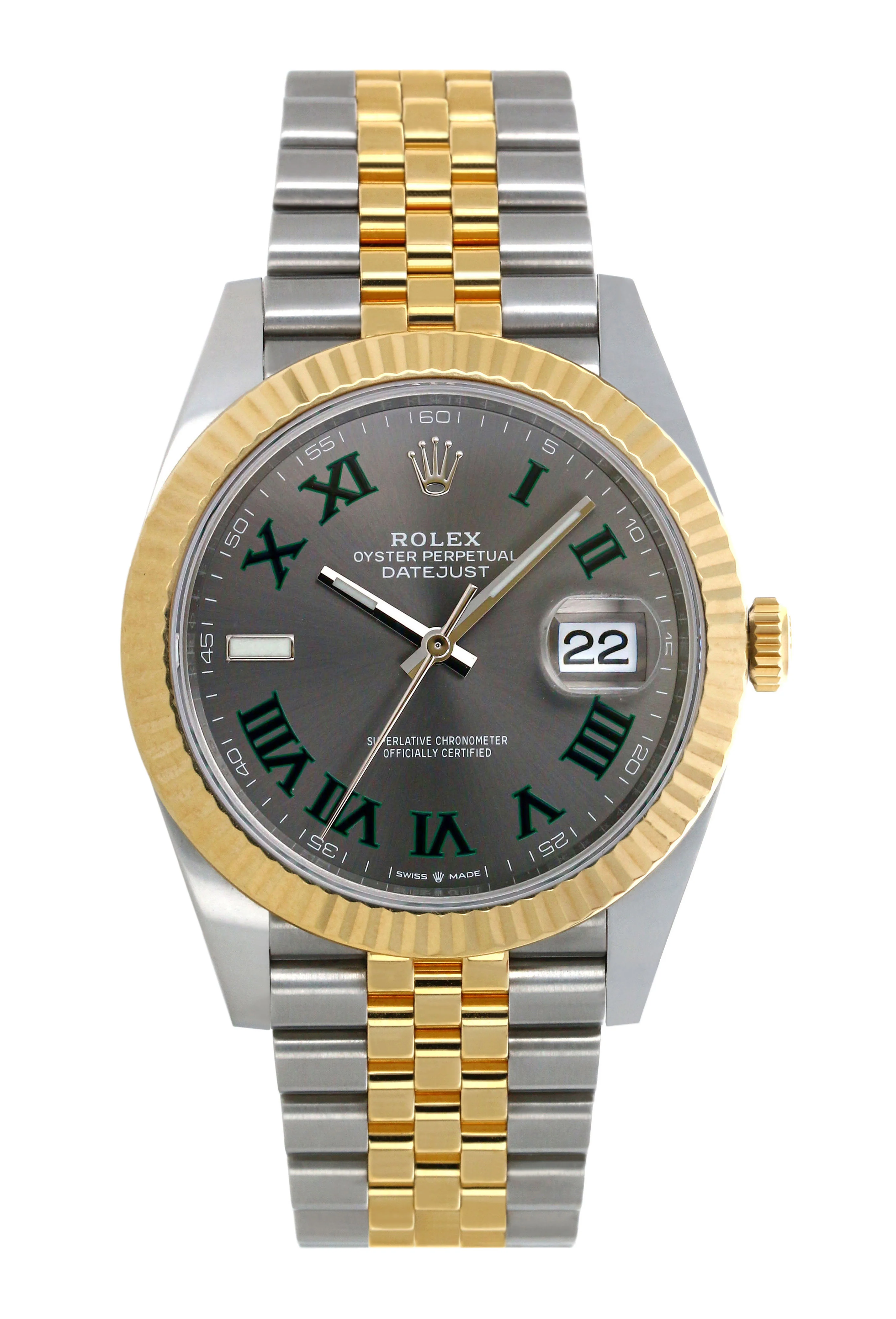 Rolex Yellow Rolesor Datejust 36 Watch (BP26)