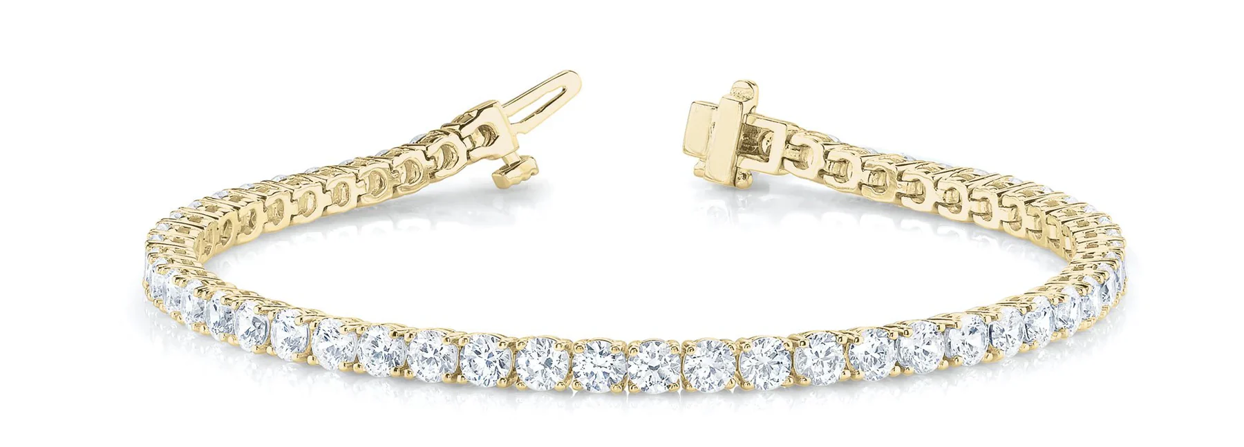 CUSTOM MADE LAB GROWN DIAMOND TENNIS BRACELT