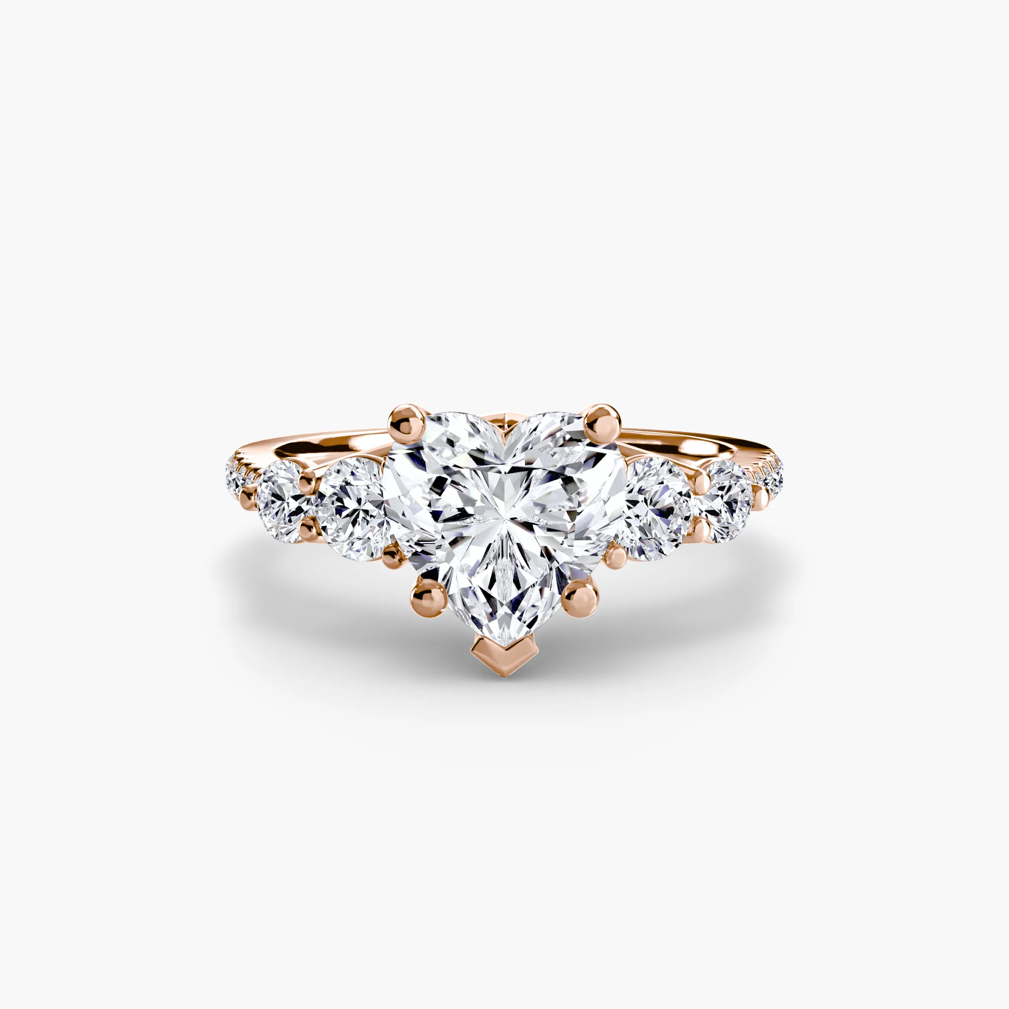 Five Stone Ring with Pavé Band - Image 58