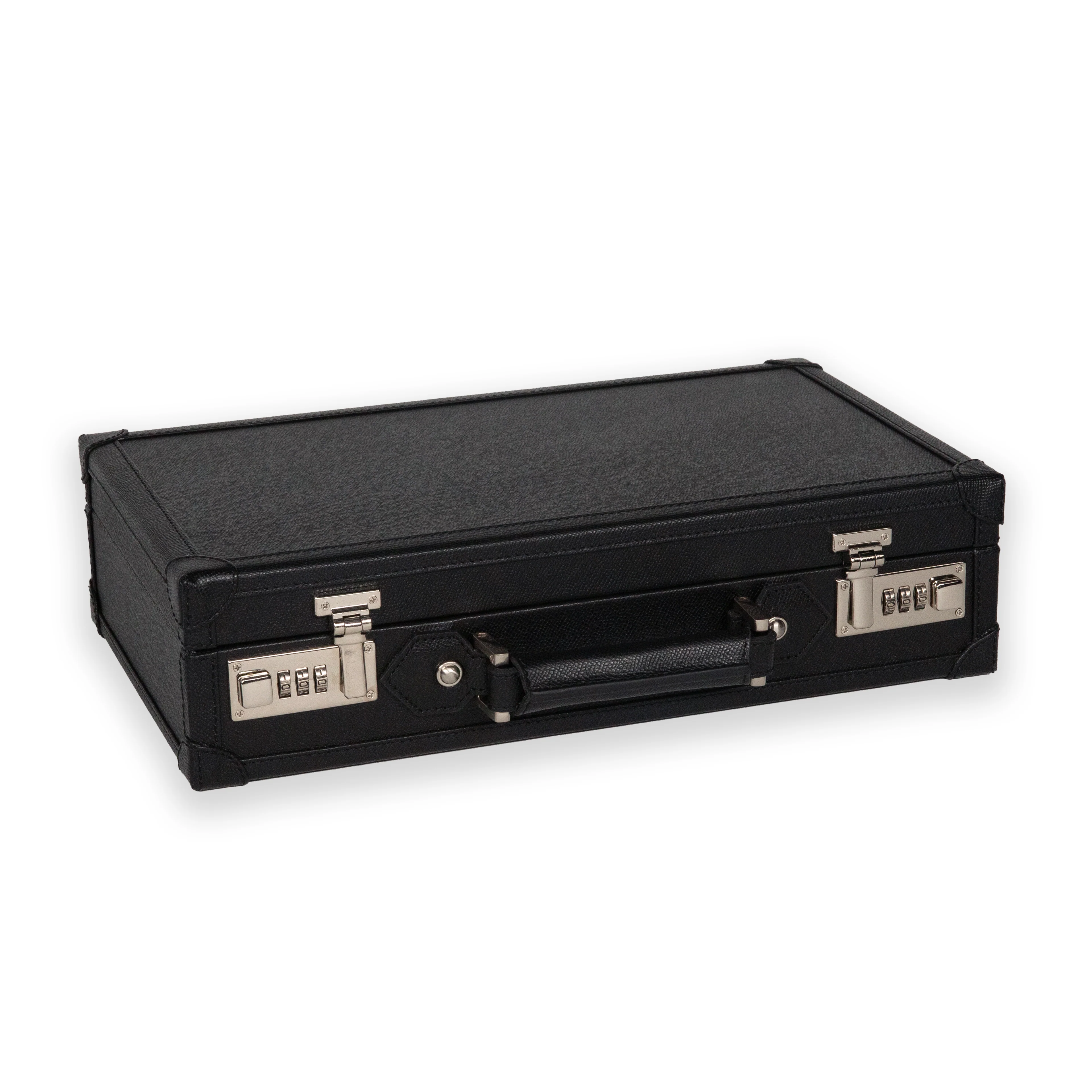 Honoré Ten Piece Watch Trunk | Black/Crimson - Image 3