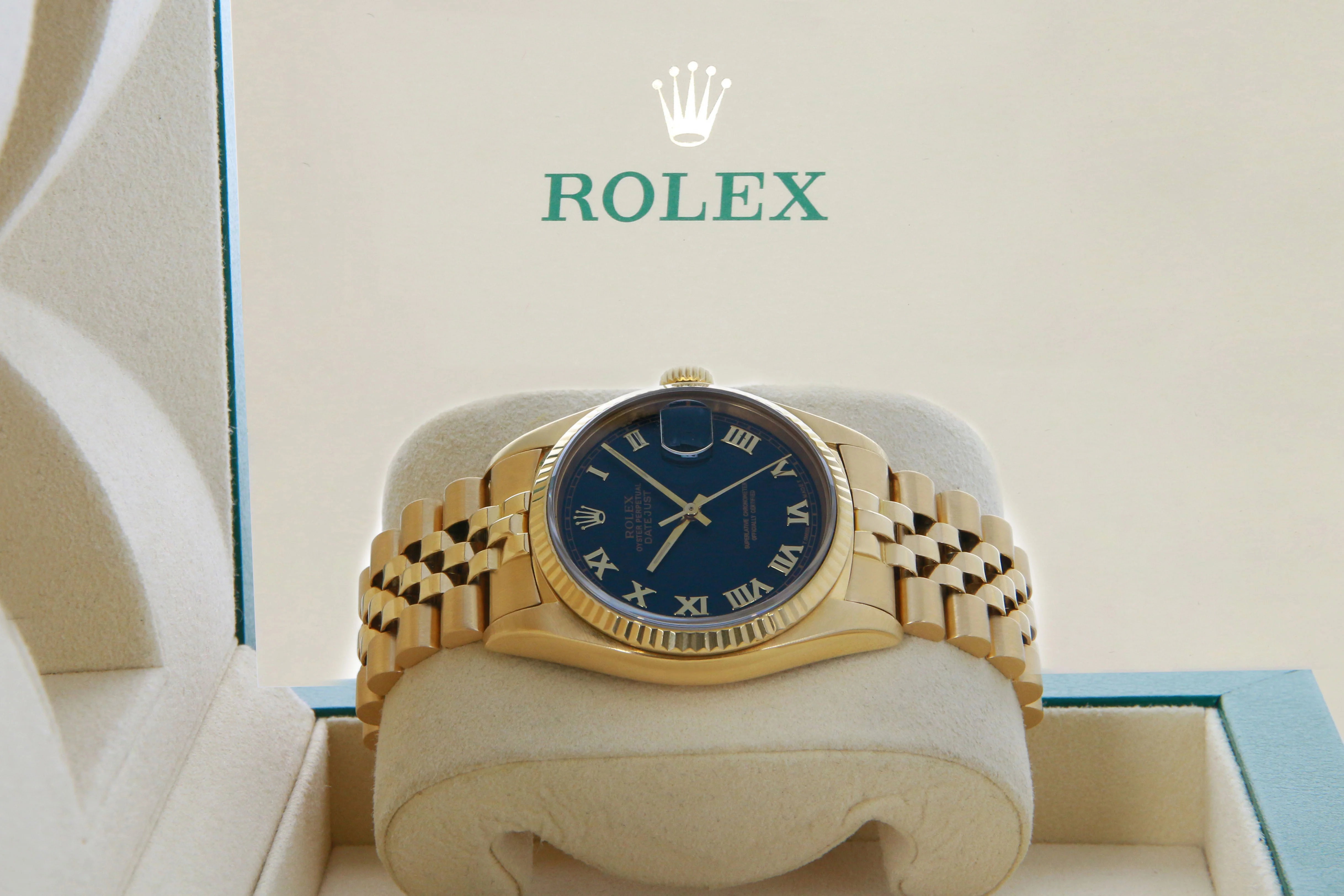 ROLEX DATEJUST 36MM (18K YELLOW GOLD) - Image 3