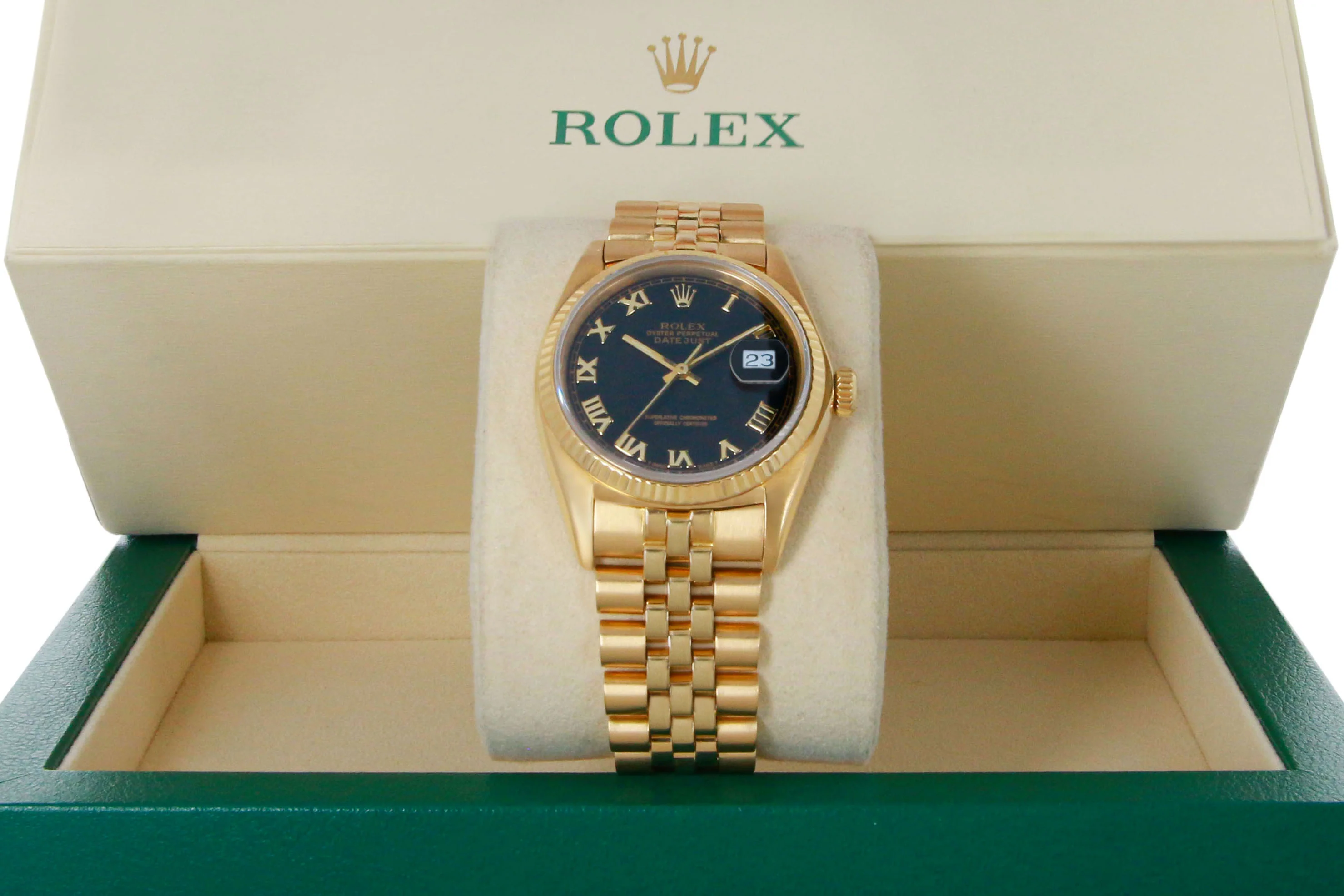 ROLEX DATEJUST 36MM (18K YELLOW GOLD) - Image 5