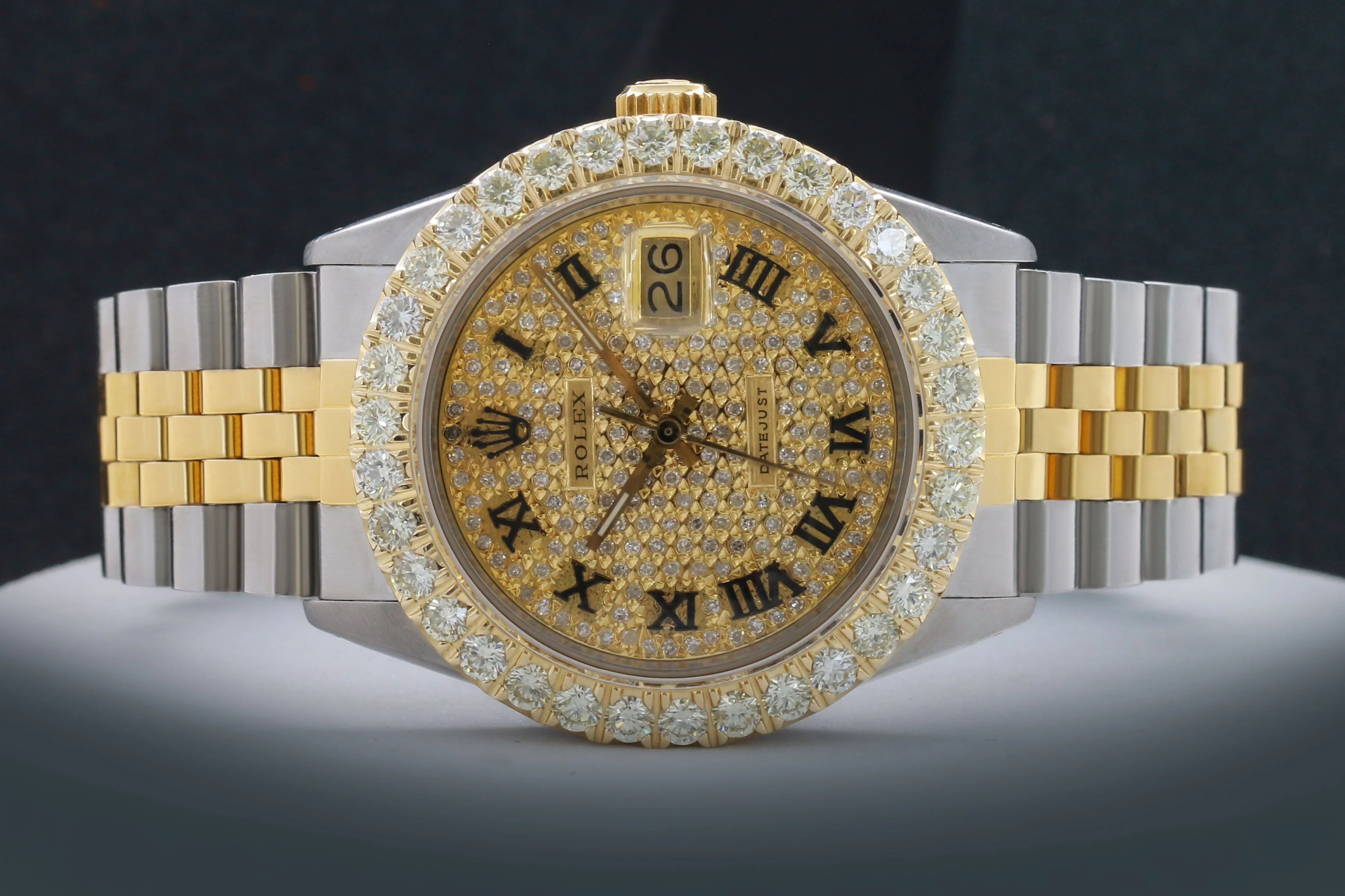 Rolex Datejust 36mm Custom Bezel and Dail - Image 4
