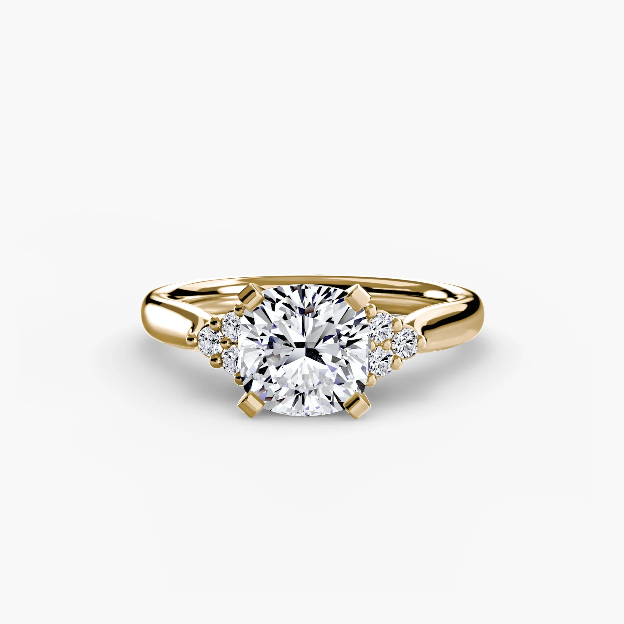 Solitaire with Cluster Shoulders 2 - Image 14