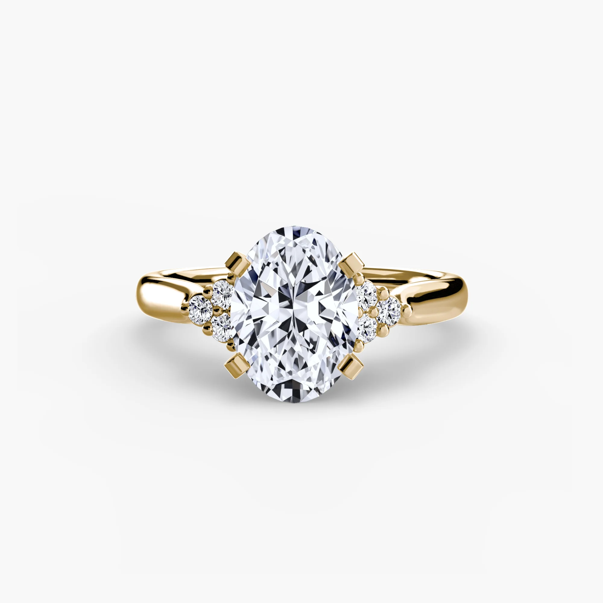 Solitaire with Cluster Shoulders 2 - Image 15