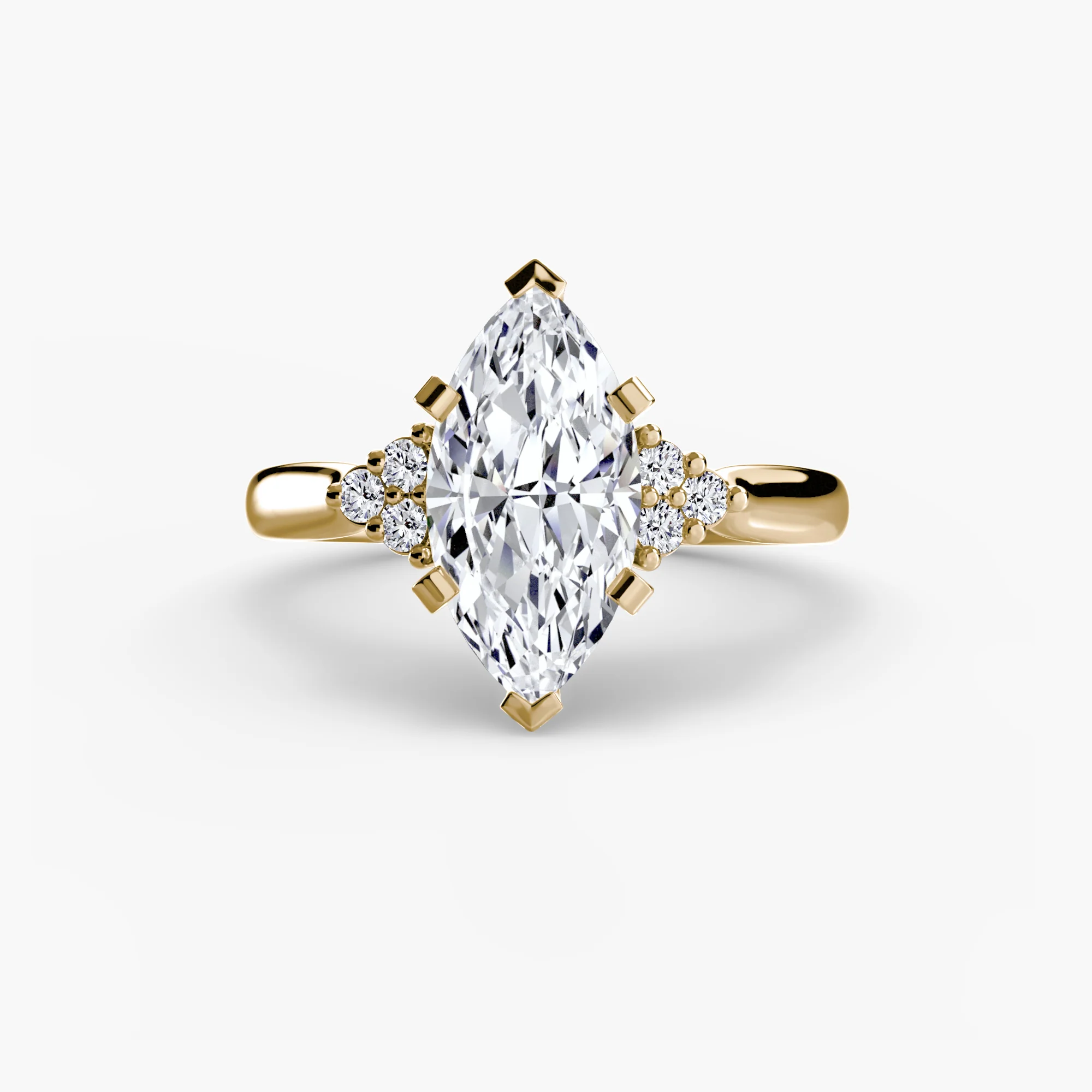 Solitaire with Cluster Shoulders 2 - Image 21