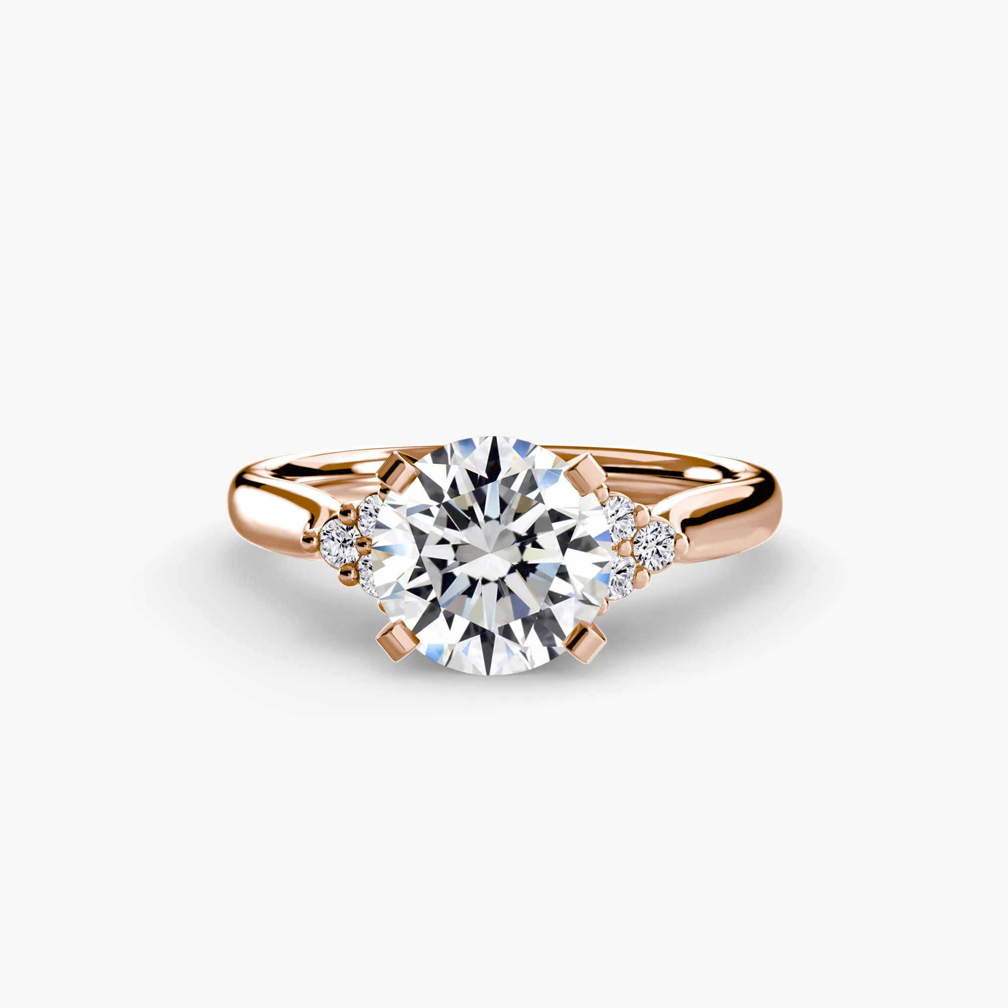 Solitaire with Cluster Shoulders 2 - Image 22