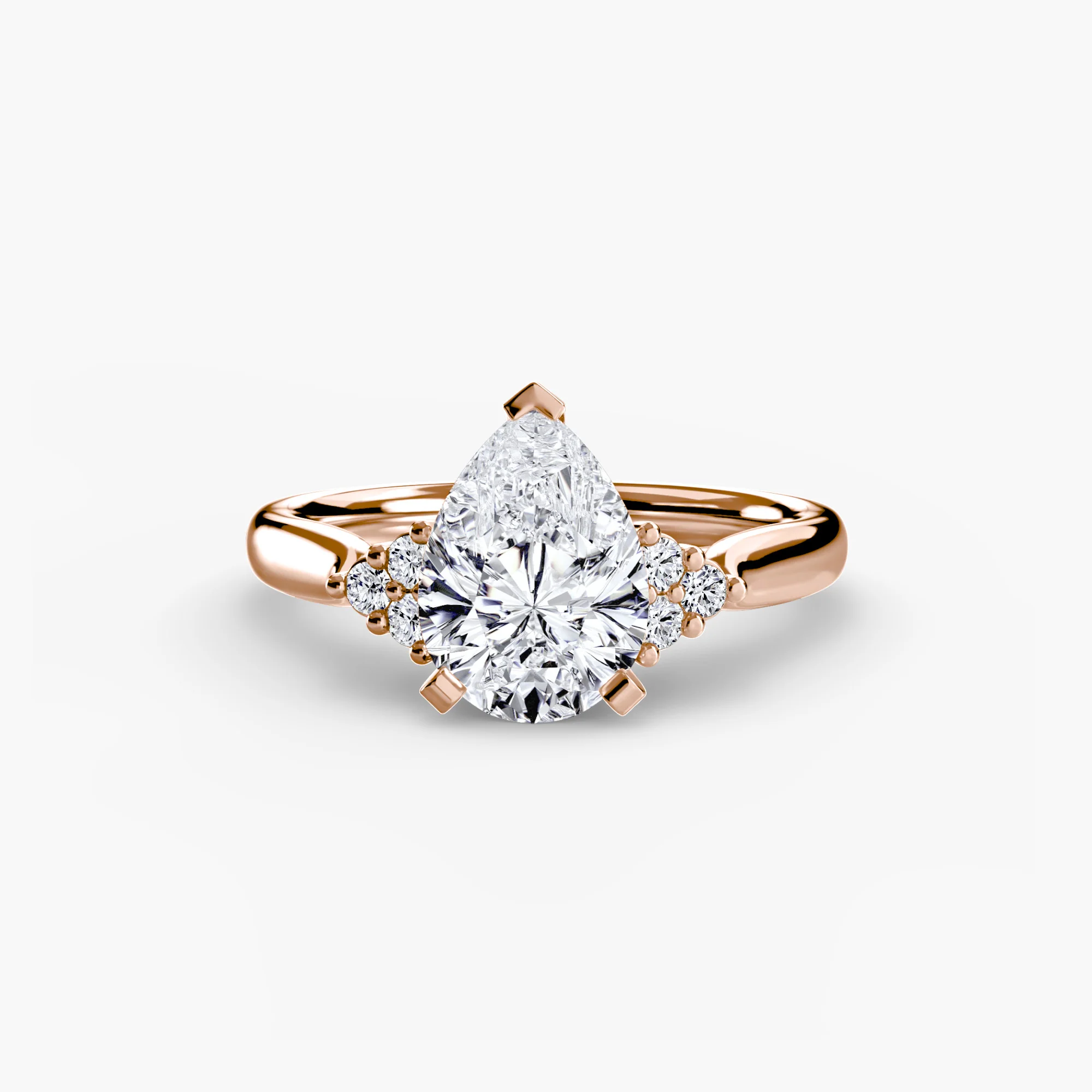 Solitaire with Cluster Shoulders 2 - Image 26