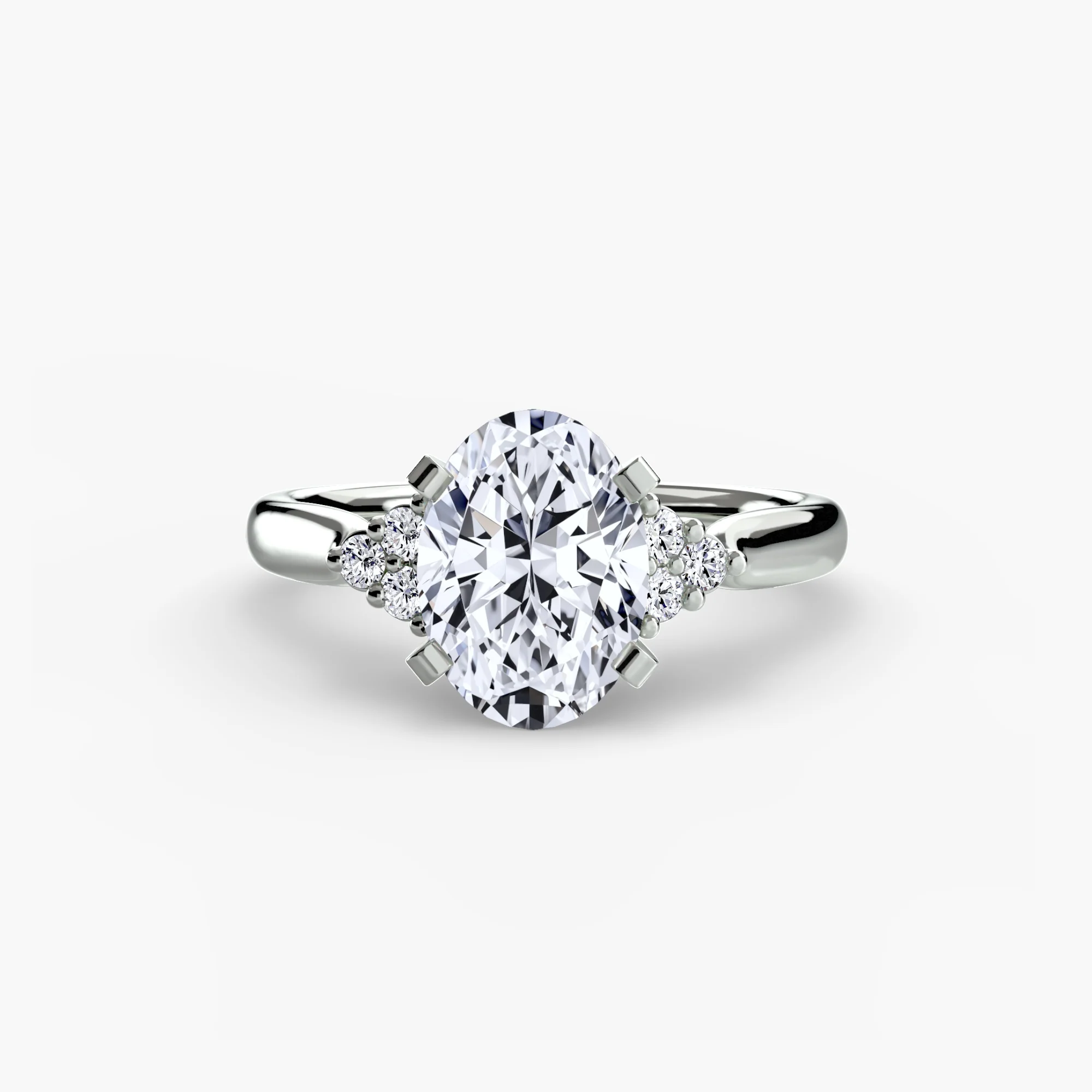 Solitaire with Cluster Shoulders 2 - Image 35