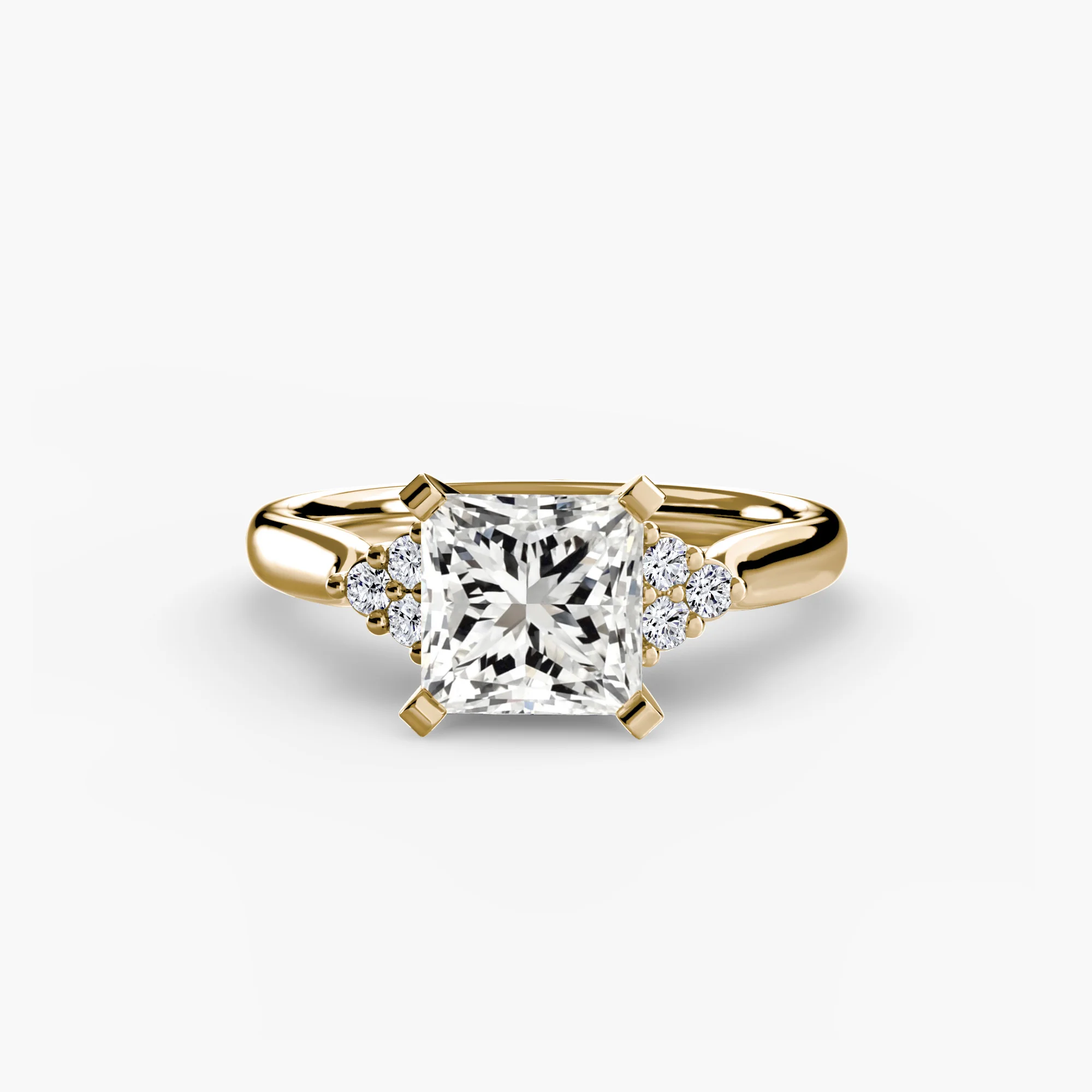 Solitaire with Cluster Shoulders 2 - Image 43