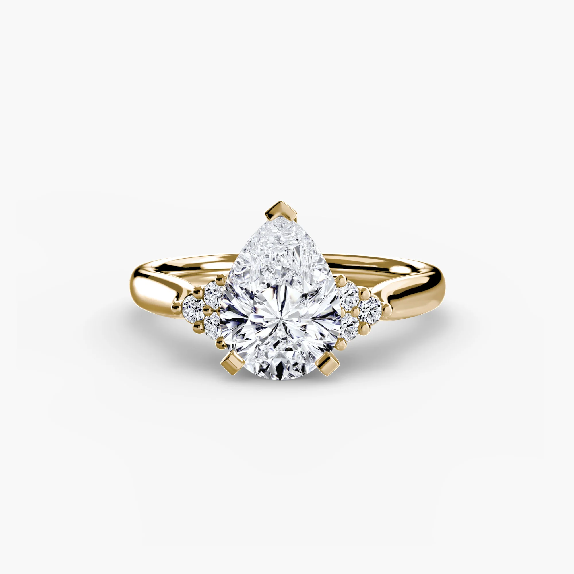 Solitaire with Cluster Shoulders 2 - Image 46