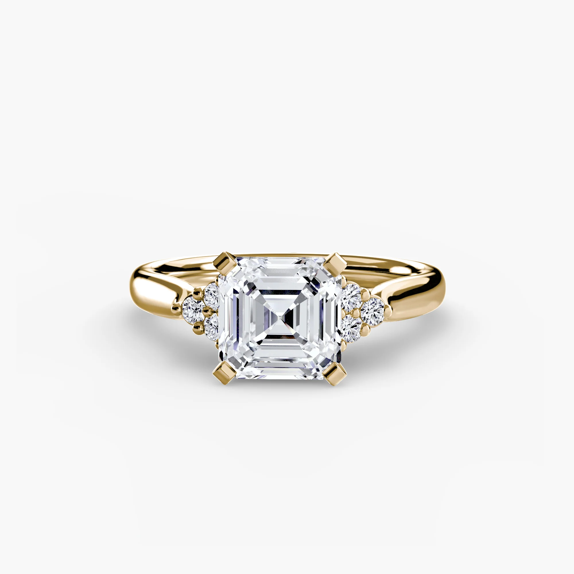 Solitaire with Cluster Shoulders 2 - Image 50