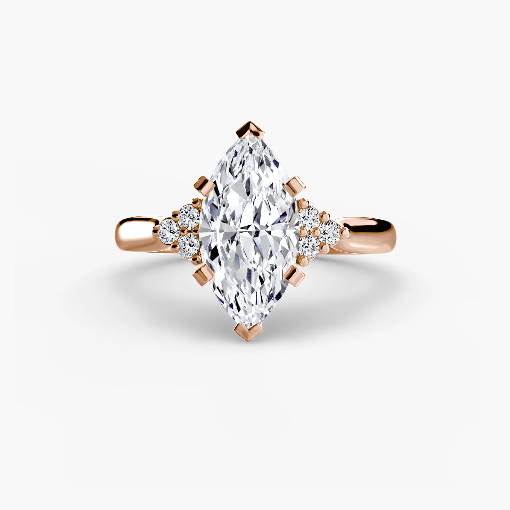 Solitaire with Cluster Shoulders 2 - Image 61